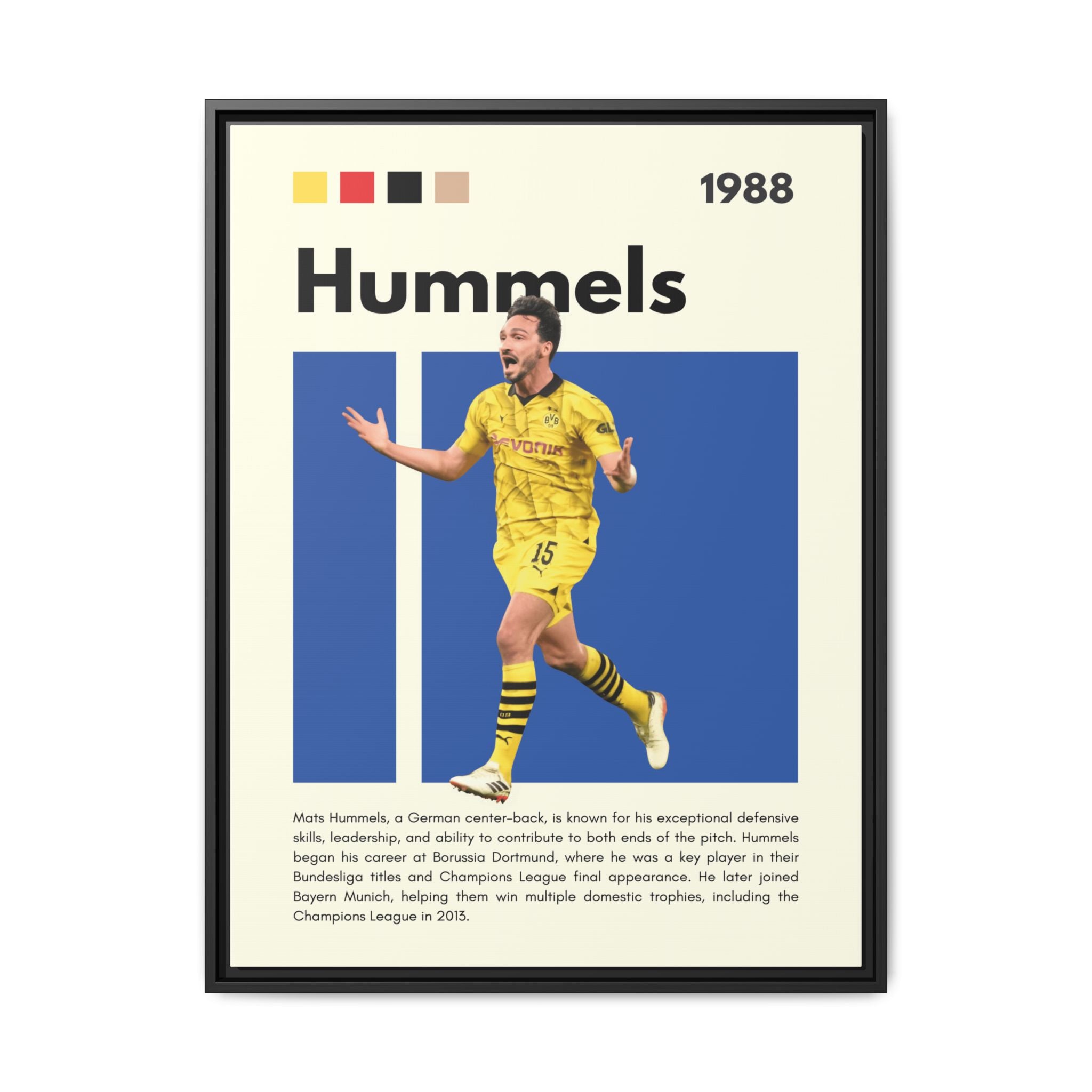 Hummels: Defensive Maestro - Canvas Wall Art