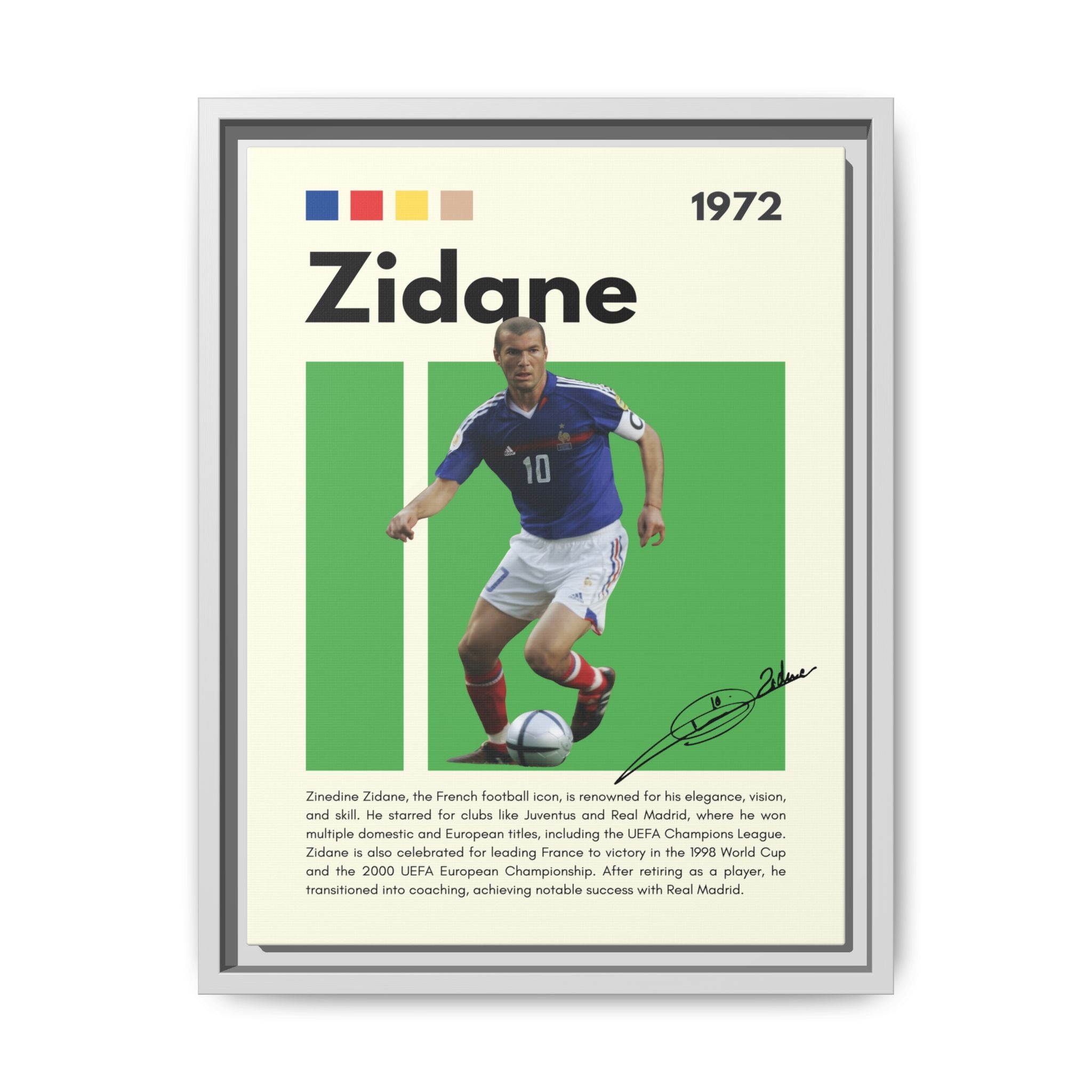 Zidane - Canvas Wall Art