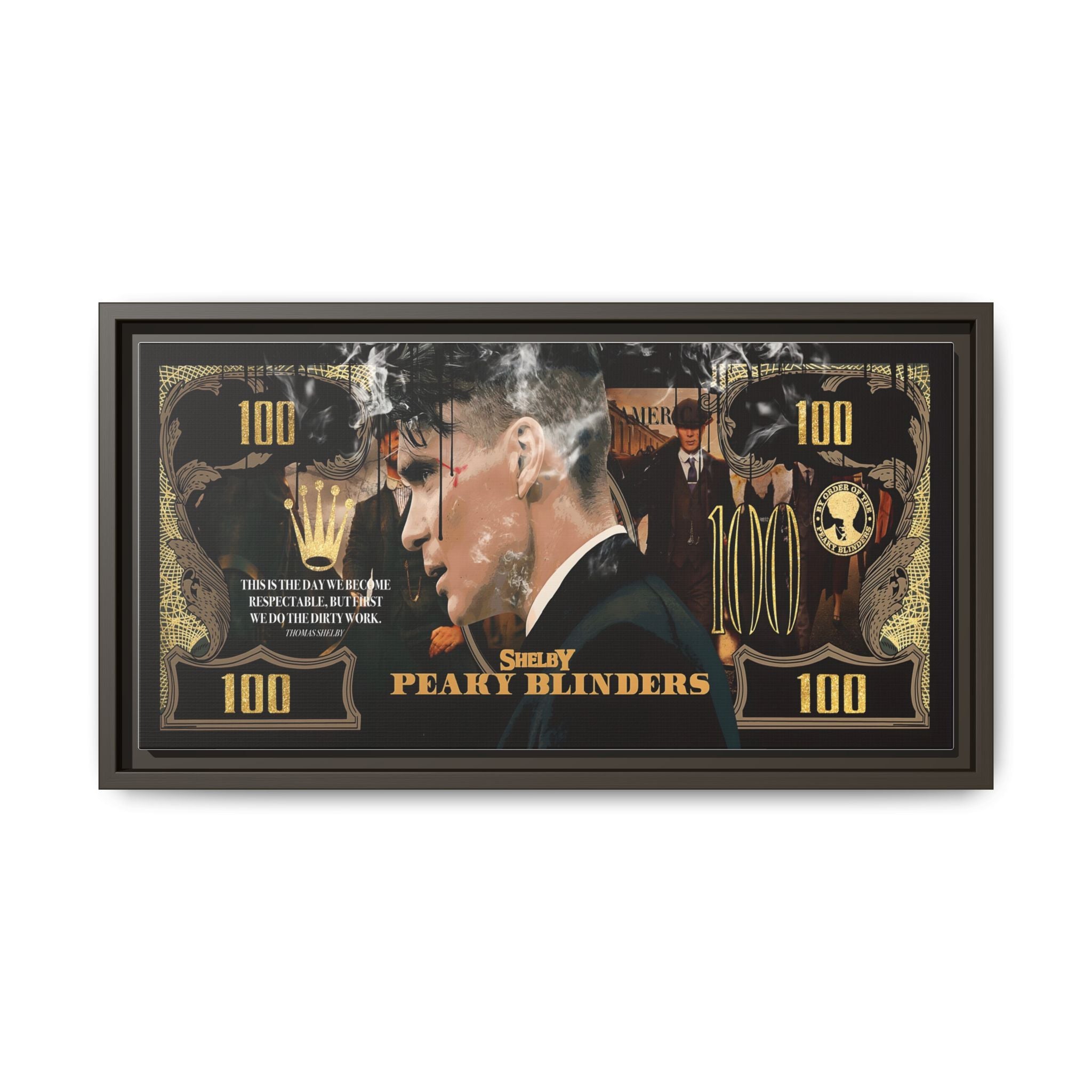 Peaky Blinders Golden Era: Shelby Saga in Commemorative Art, Criminal Elegance Poster - Canvas Wall Art