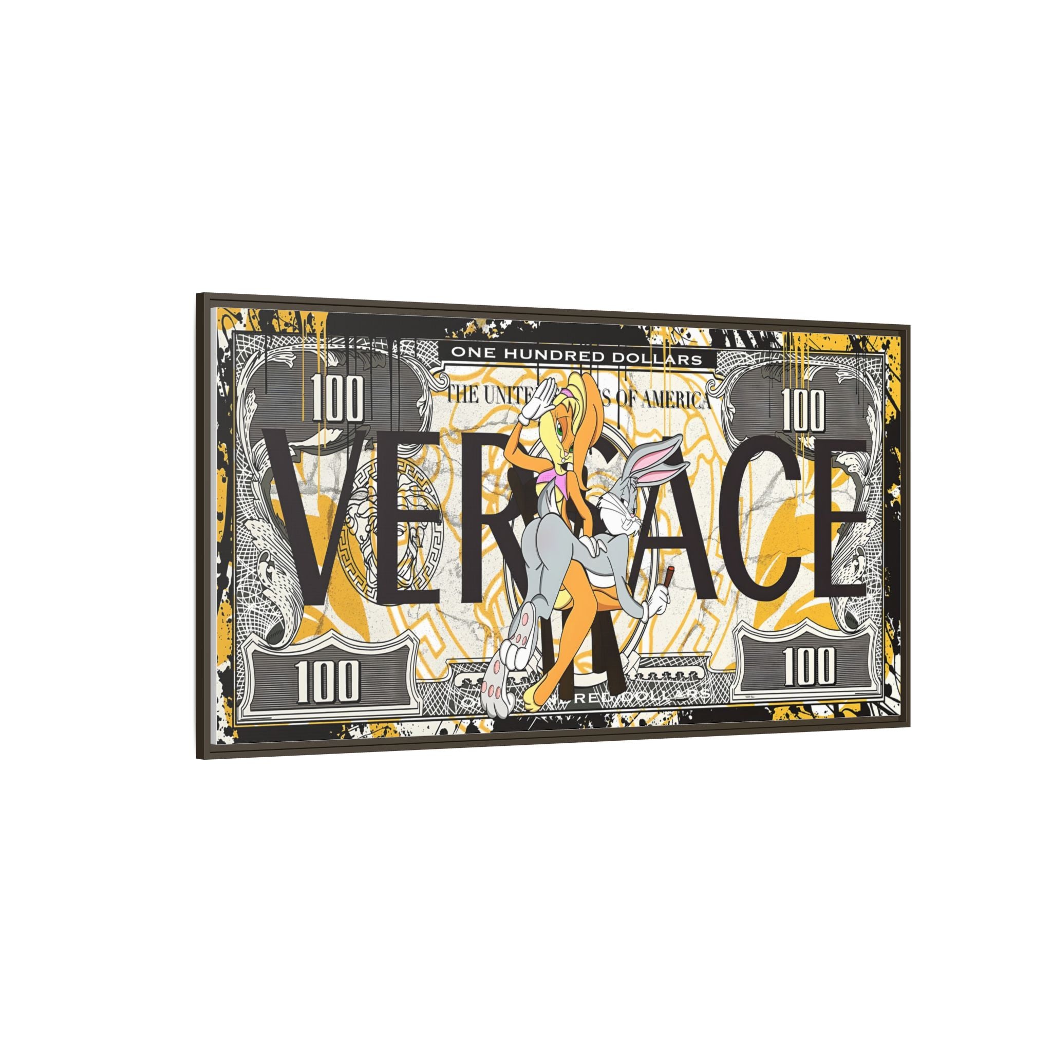 Bunny Benjamins: Pop Art Currency Remix, Looney Tunes Luxury Reimagined - Canvas Wall Art