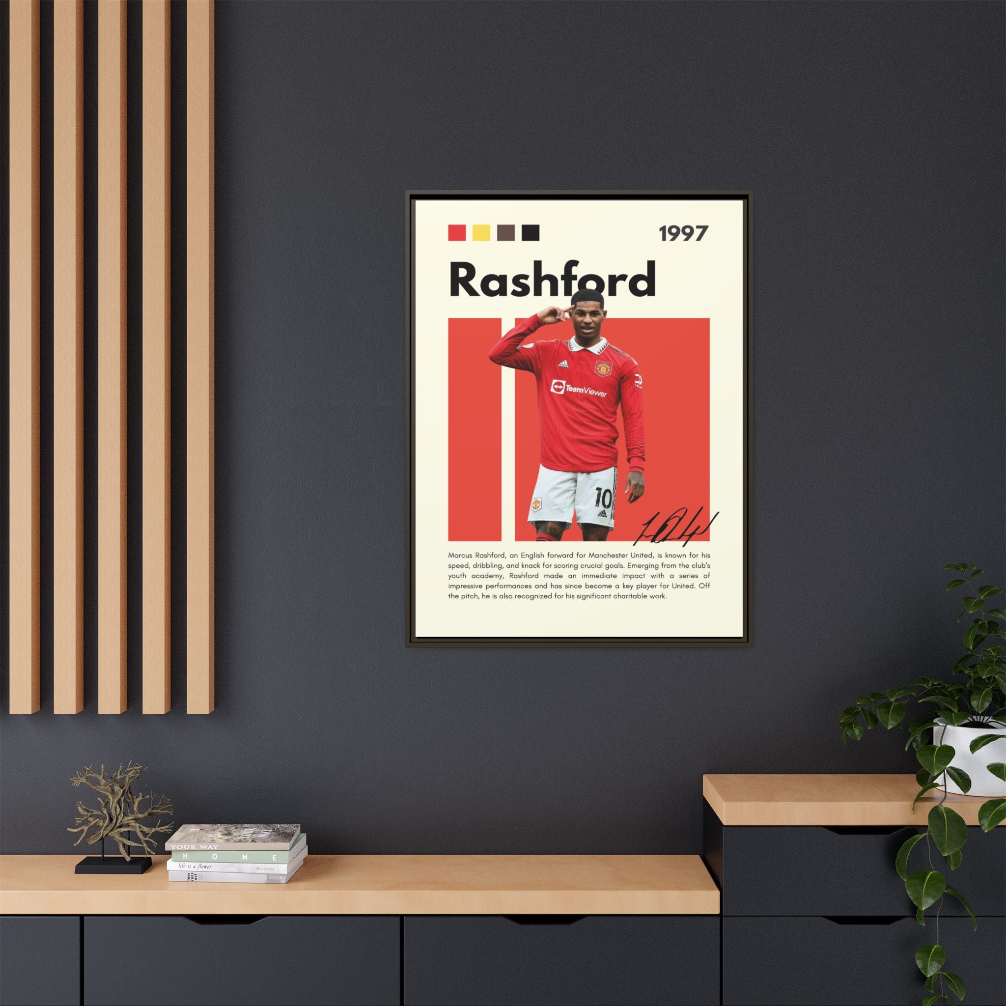 Red Thunder - Canvas Wall Art