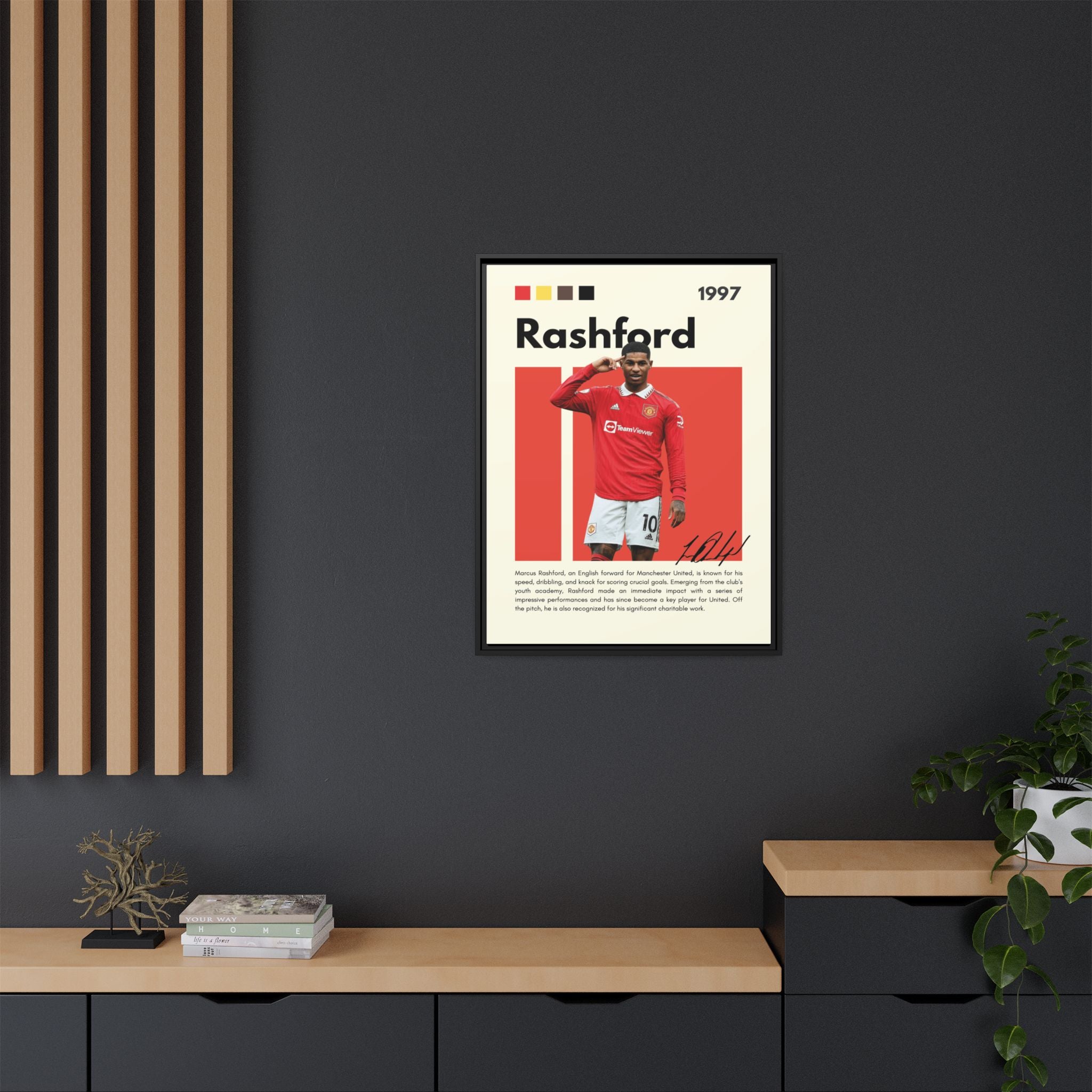 Red Thunder - Canvas Wall Art
