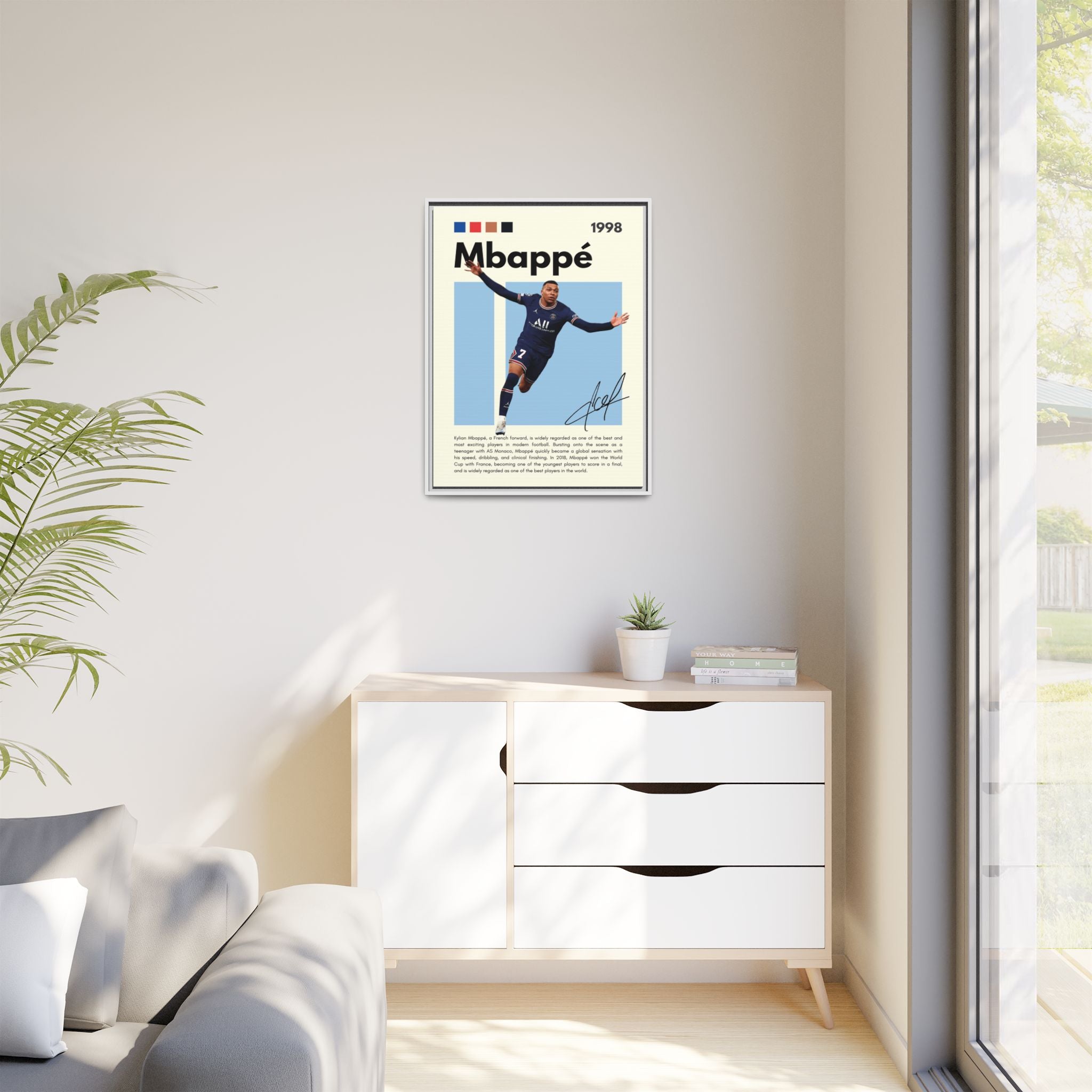 Mbappé Magic - Canvas Wall Art