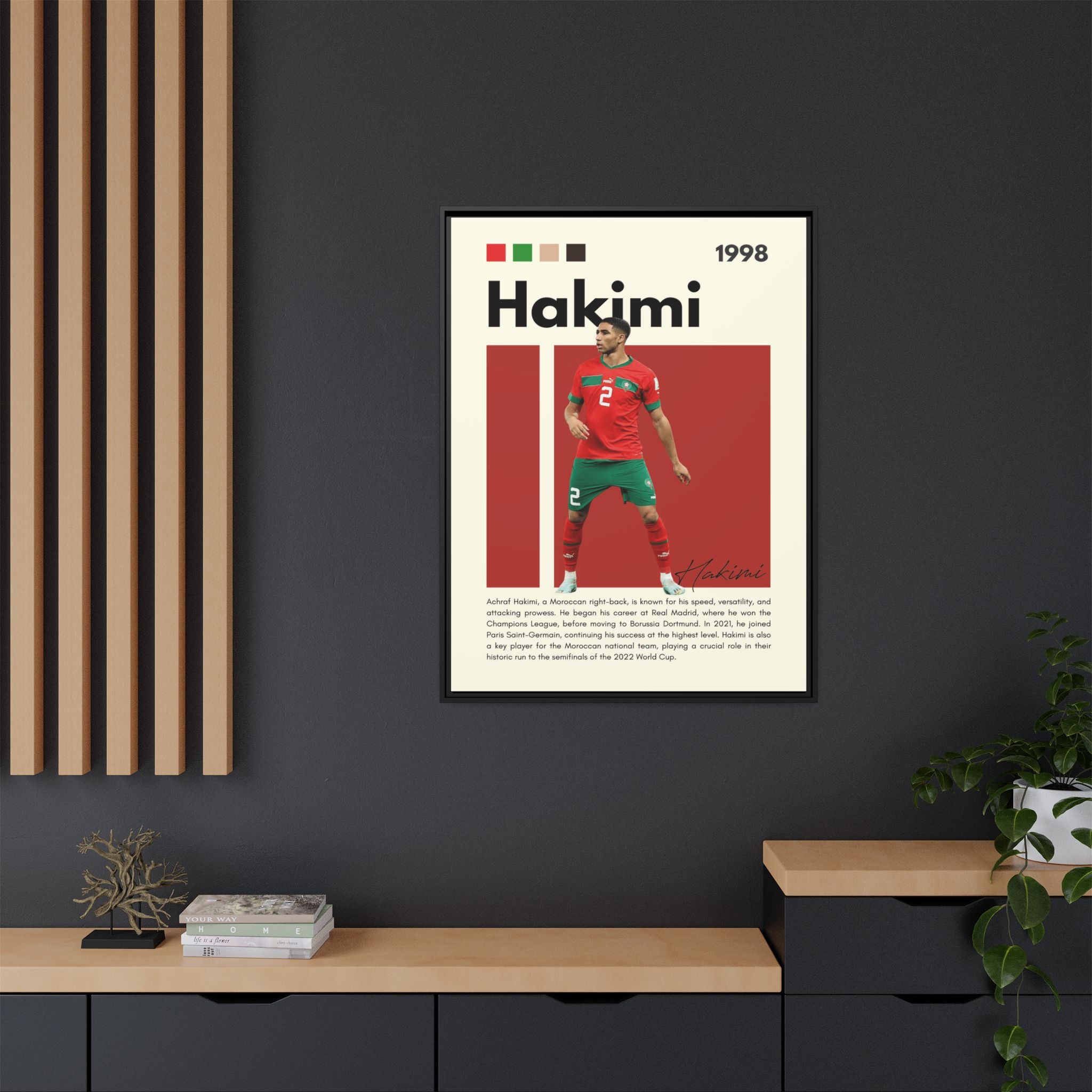 Hakimi: Lightning of Morocco - Canvas Wall Art