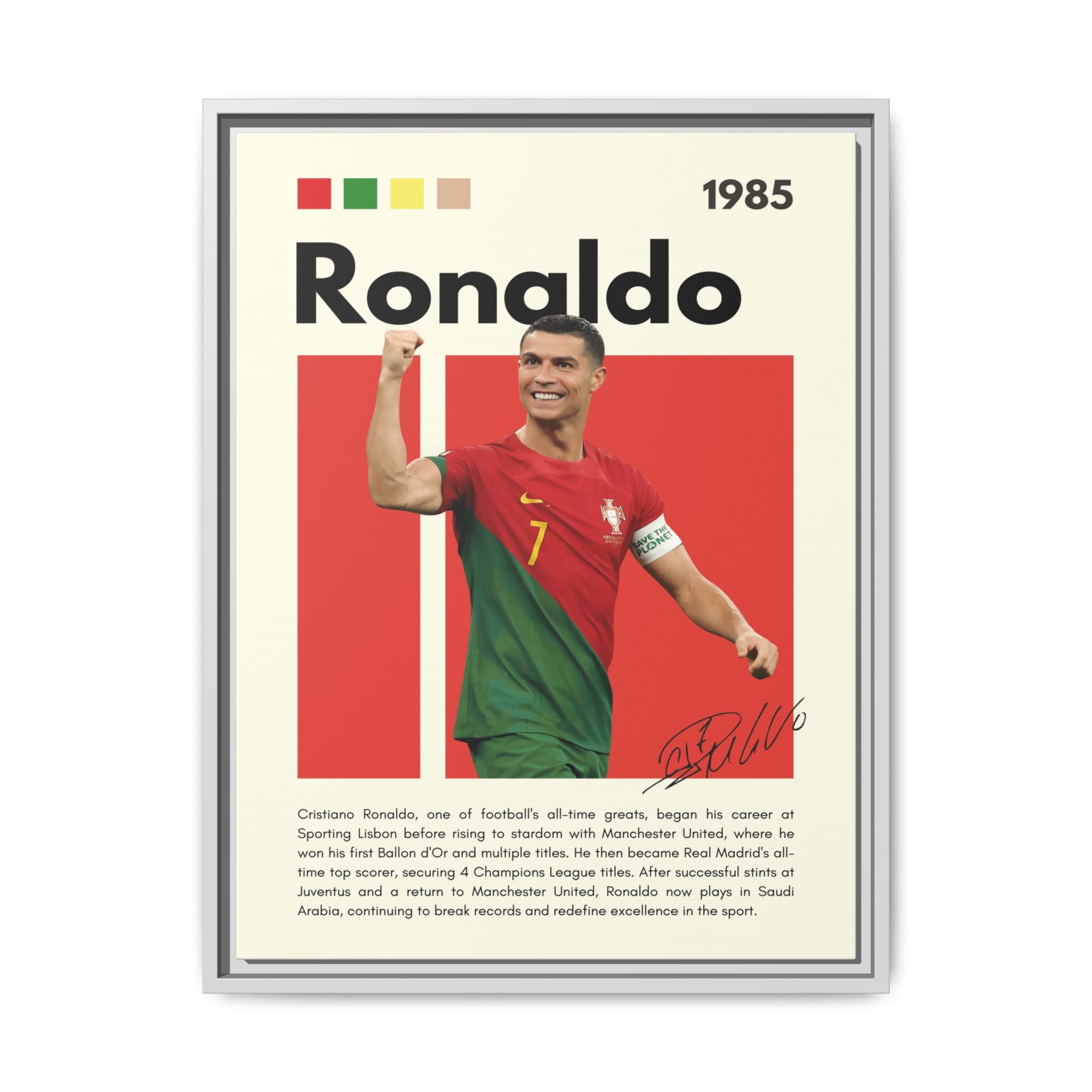 Ronaldo: King of Football - Canvas Wall Art