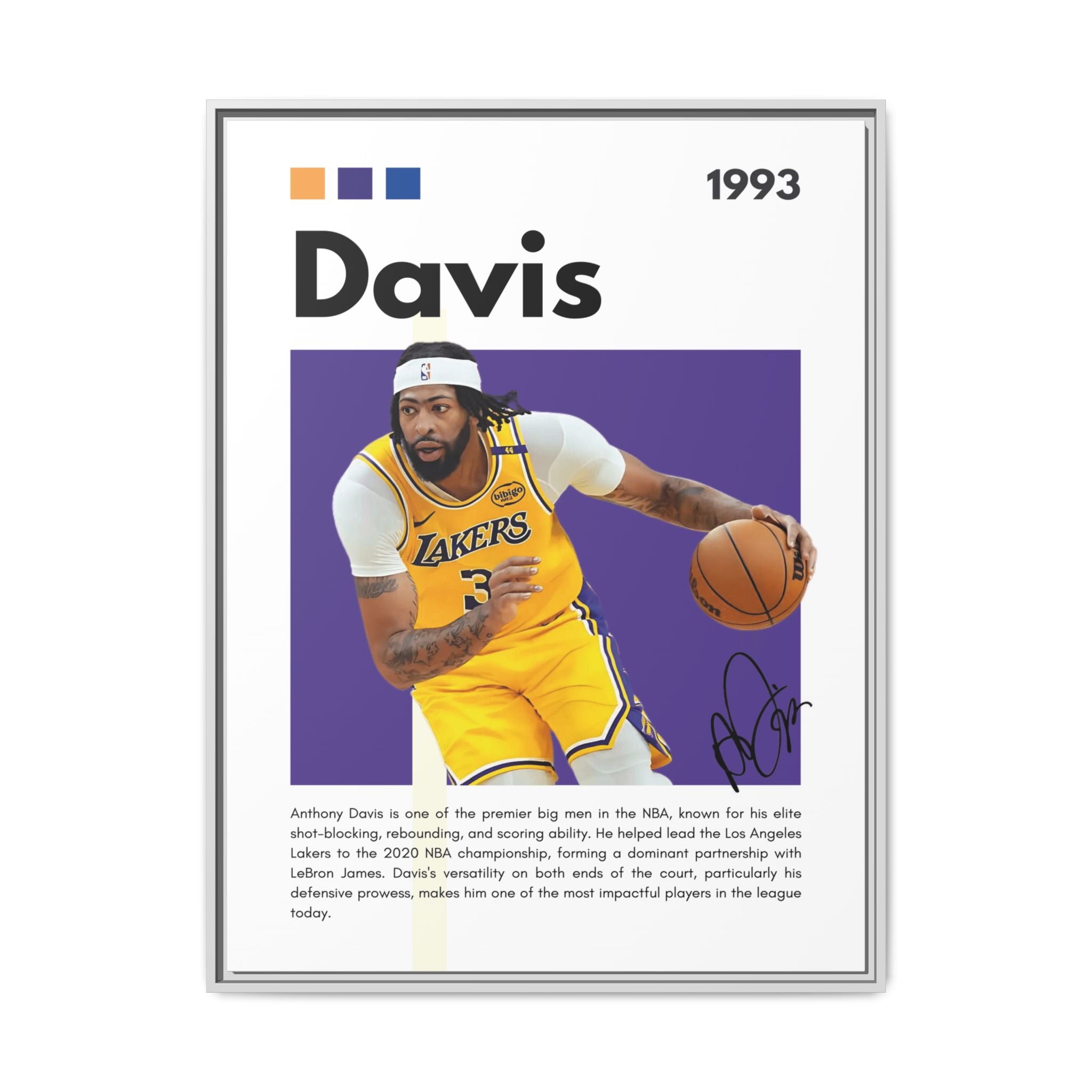 Davis Domination - Canvas Wall Art