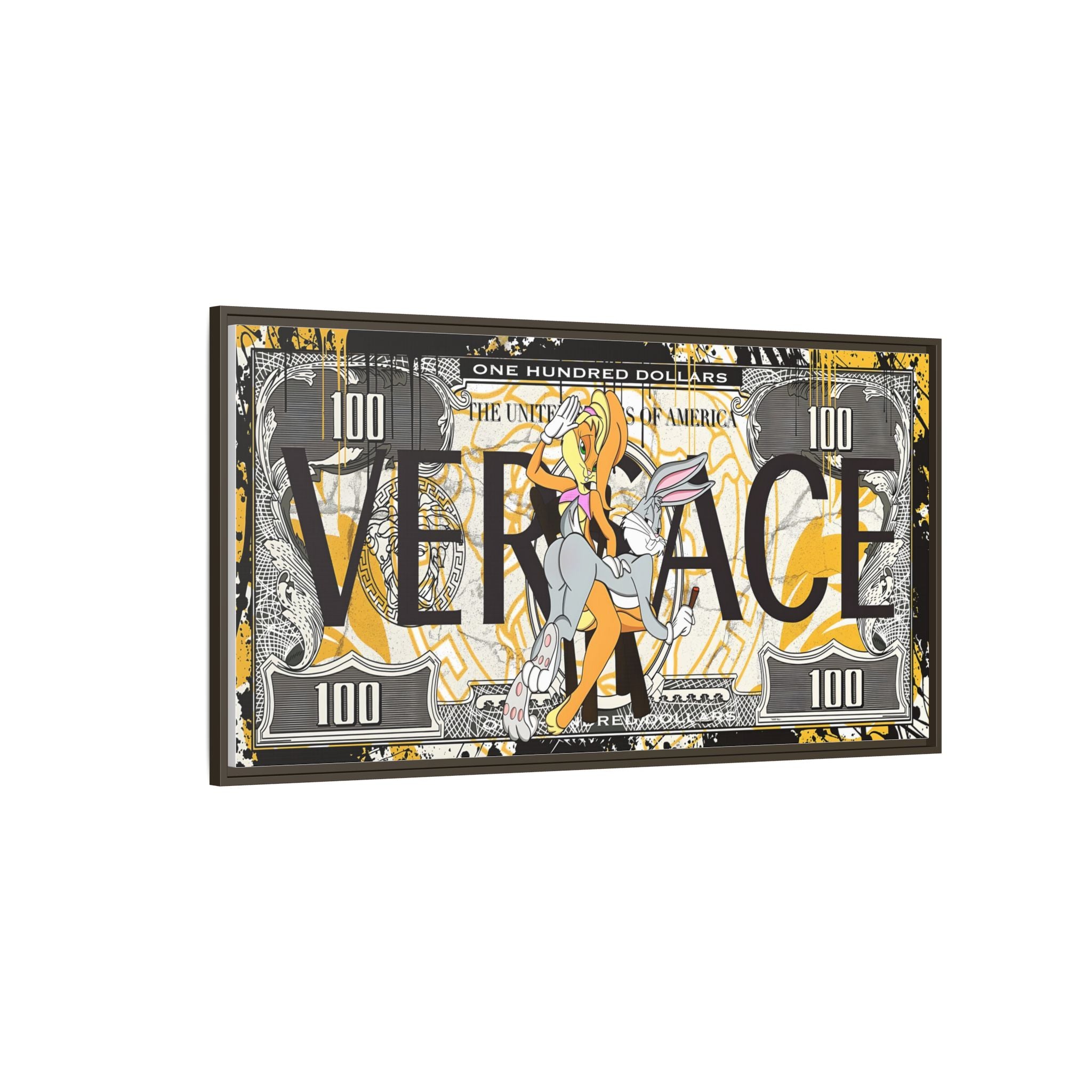 Bunny Benjamins: Pop Art Currency Remix, Looney Tunes Luxury Reimagined - Canvas Wall Art