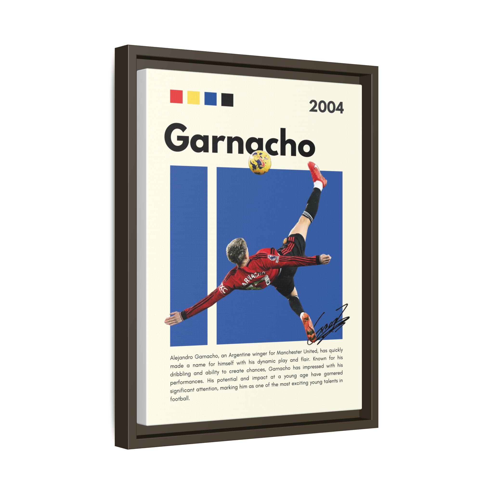 Garnacho Rises - Canvas Wall Art