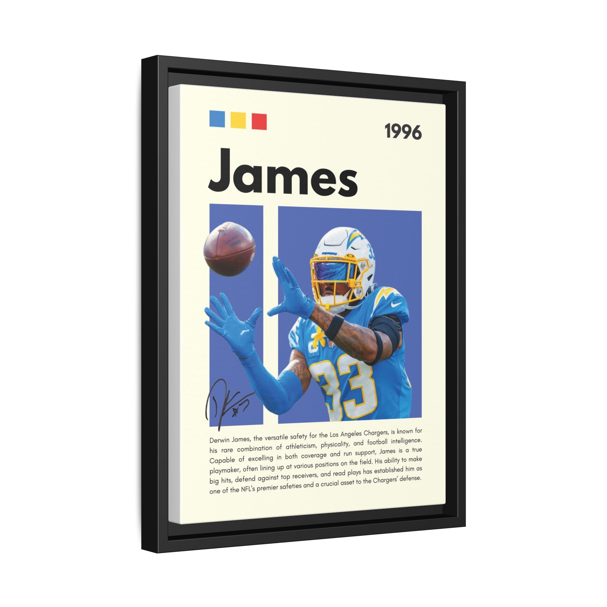 Derwin's Defensive Dominance - Canvas Wall Art
