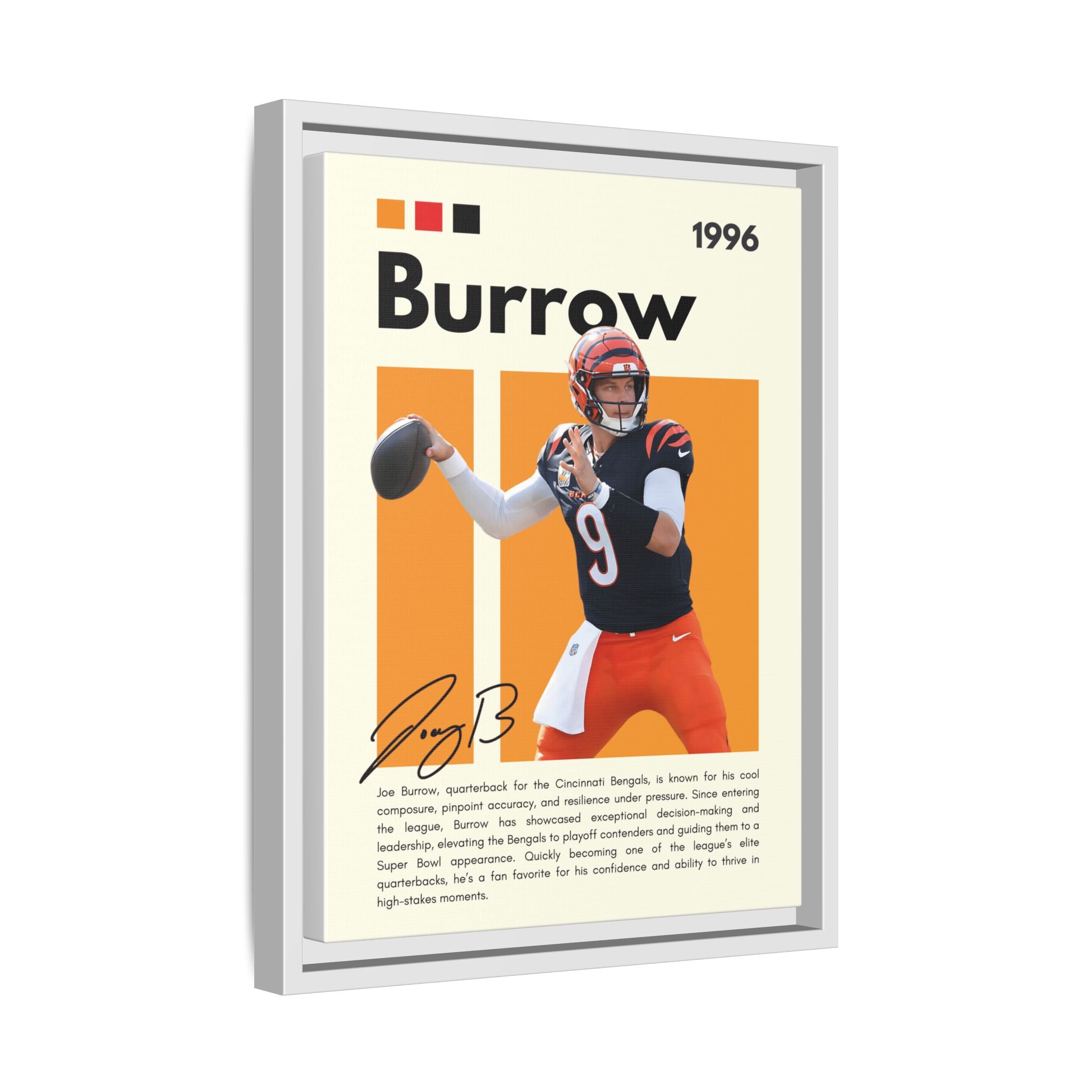 Bengals Blaze - Canvas Wall Art