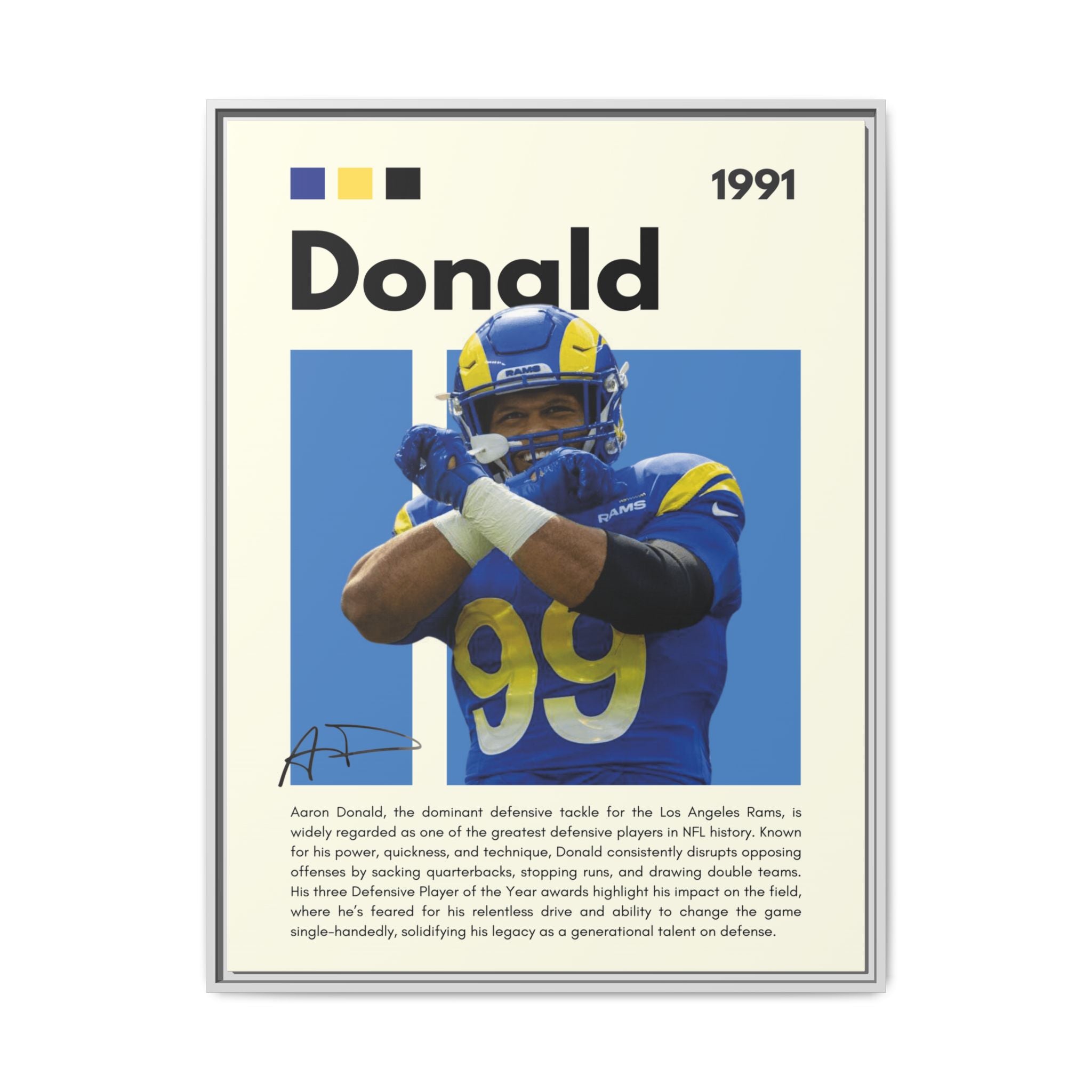 Defensive Domination - Canvas Wall Art