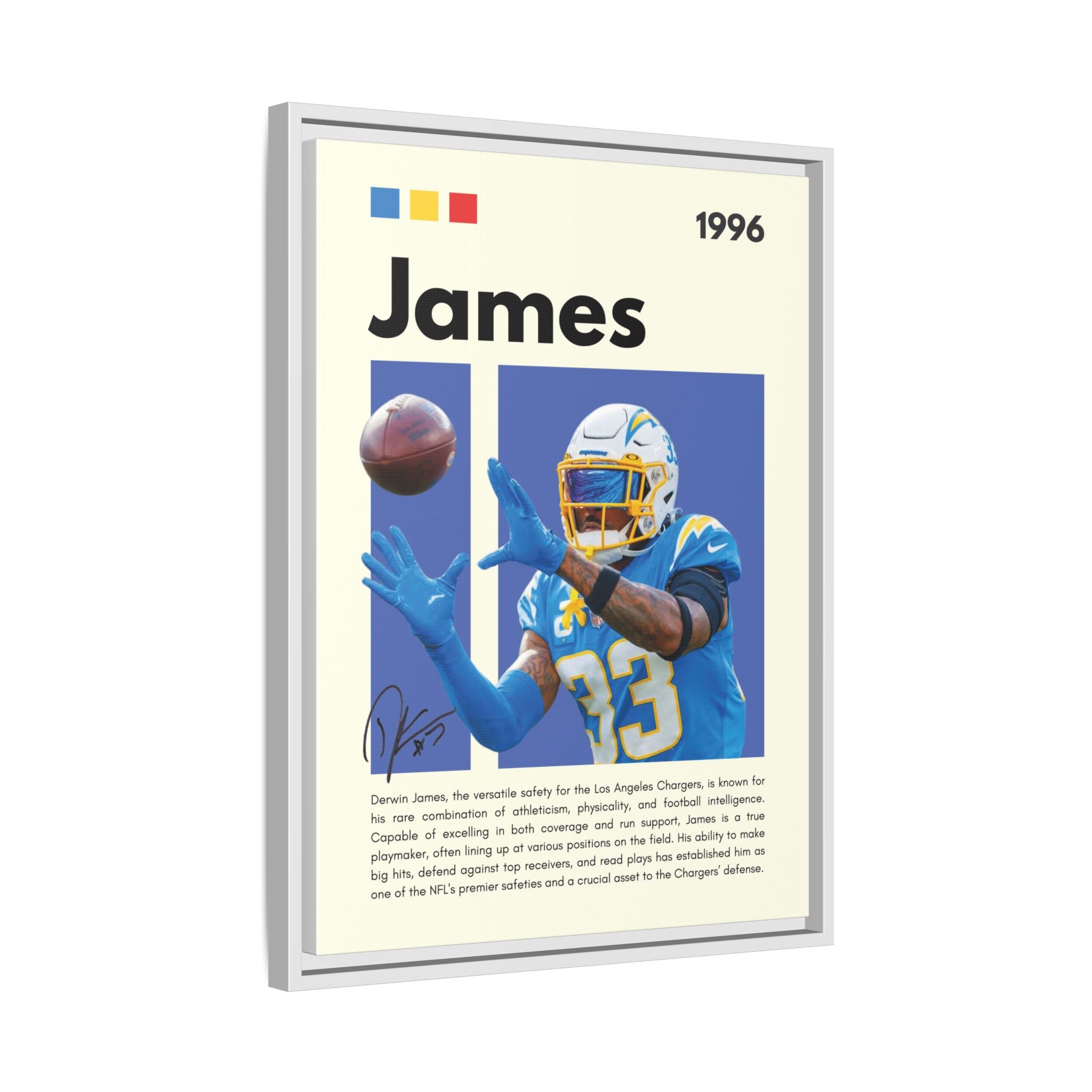 Derwin's Defensive Dominance - Canvas Wall Art