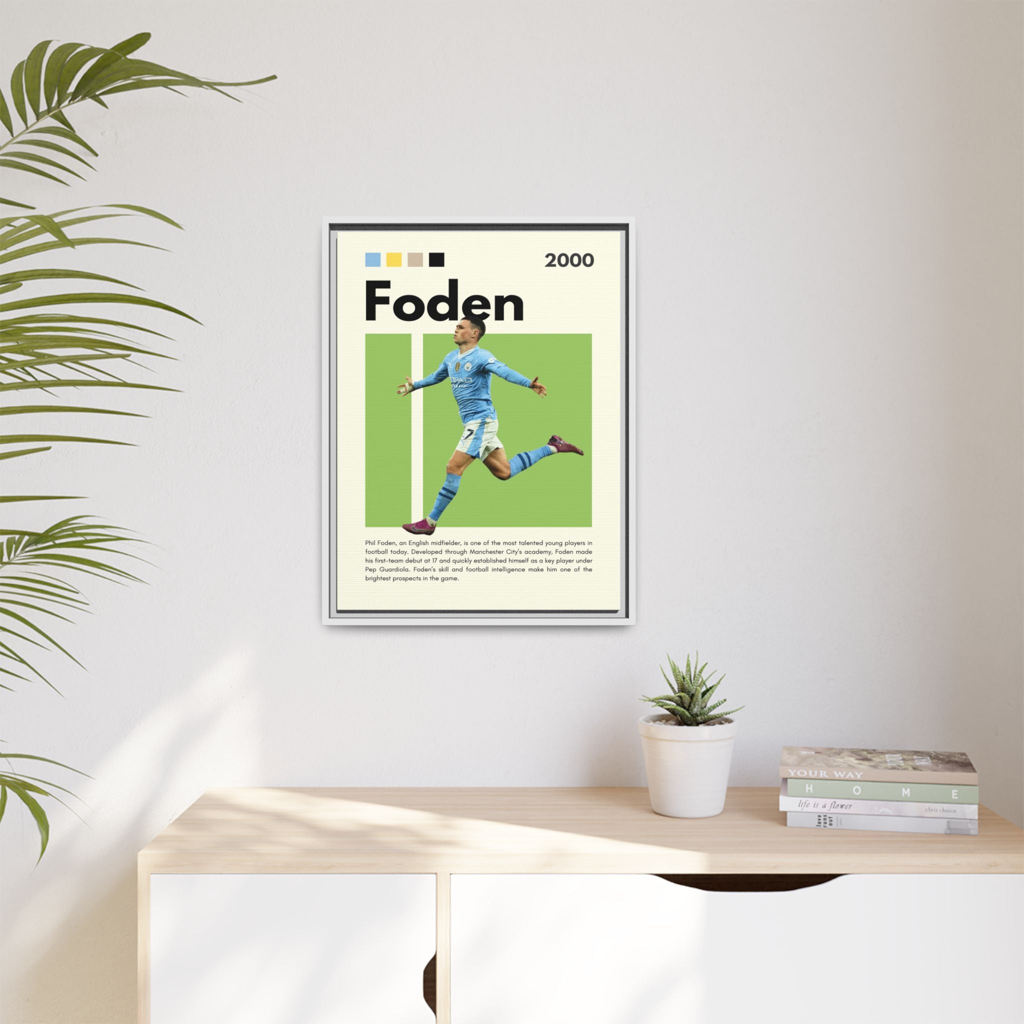 Sky Blue Prodigy - Canvas Wall Art