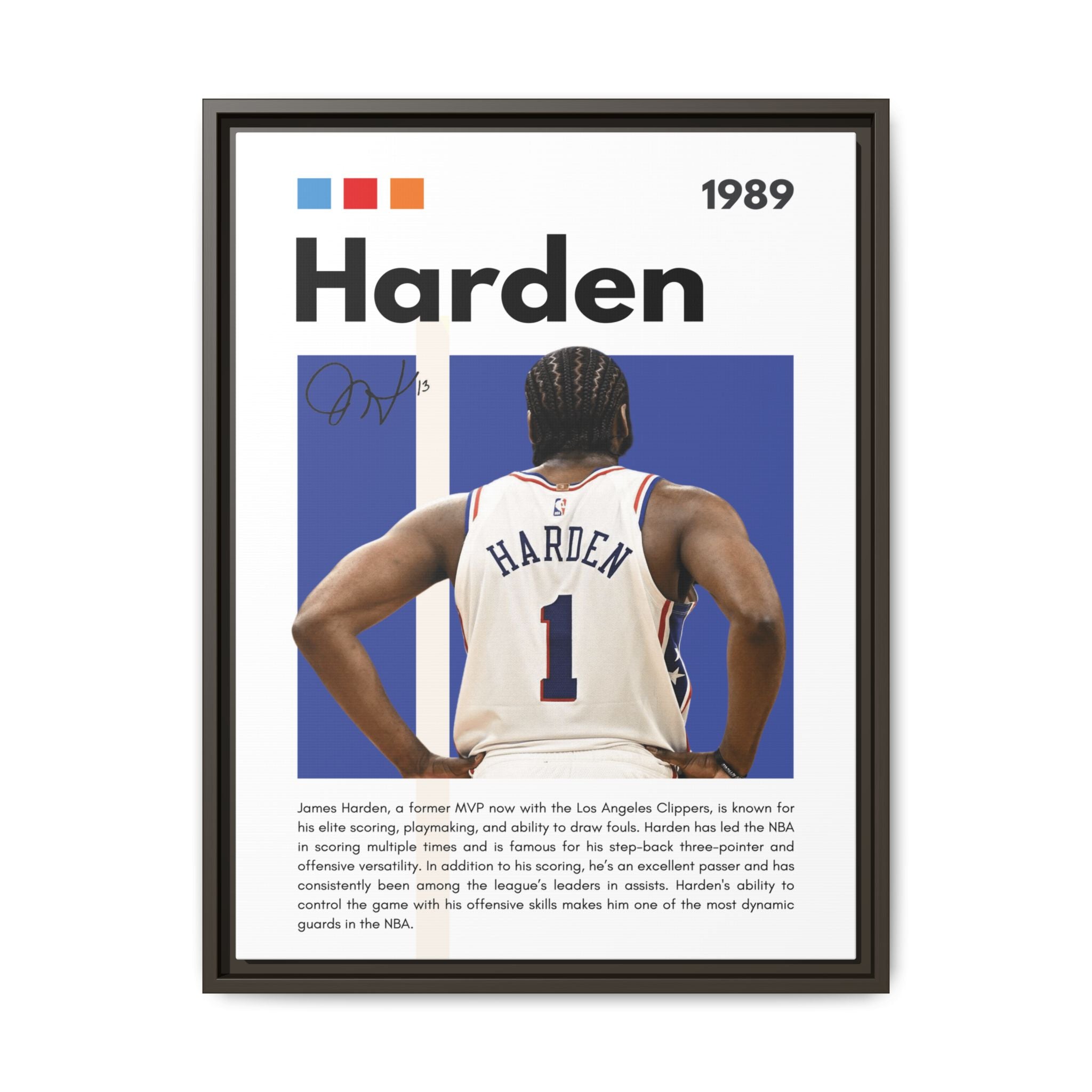 Harden's Stride - Canvas Wall Art