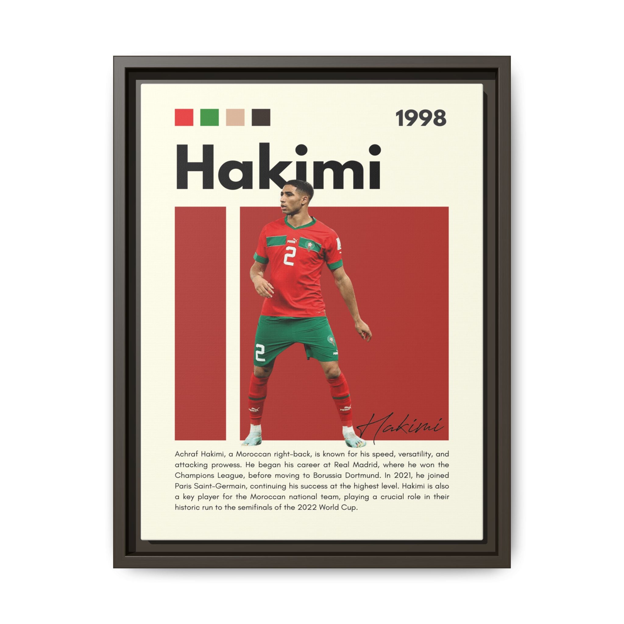 Hakimi: Lightning of Morocco - Canvas Wall Art