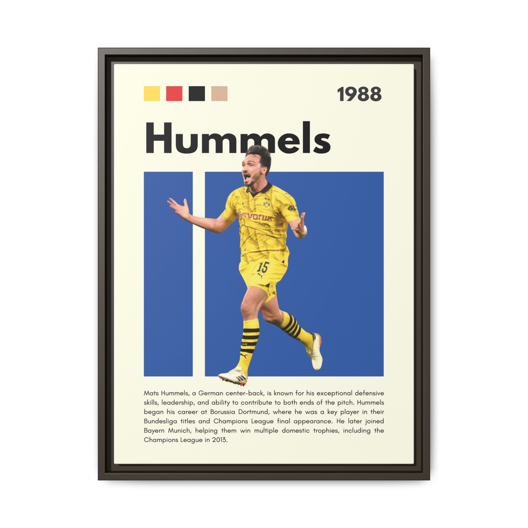 Hummels: Defensive Maestro - Canvas Wall Art