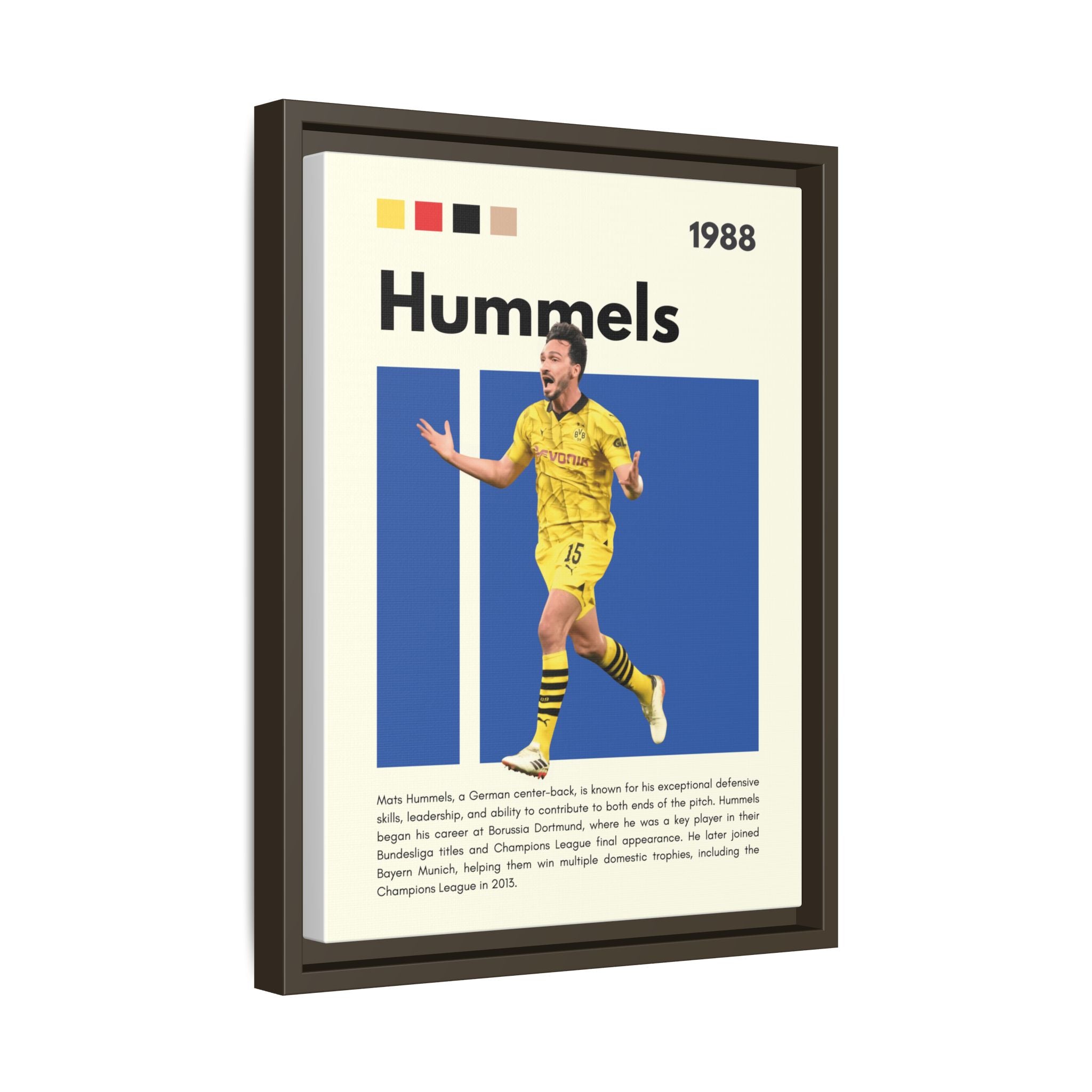 Hummels: Defensive Maestro - Canvas Wall Art