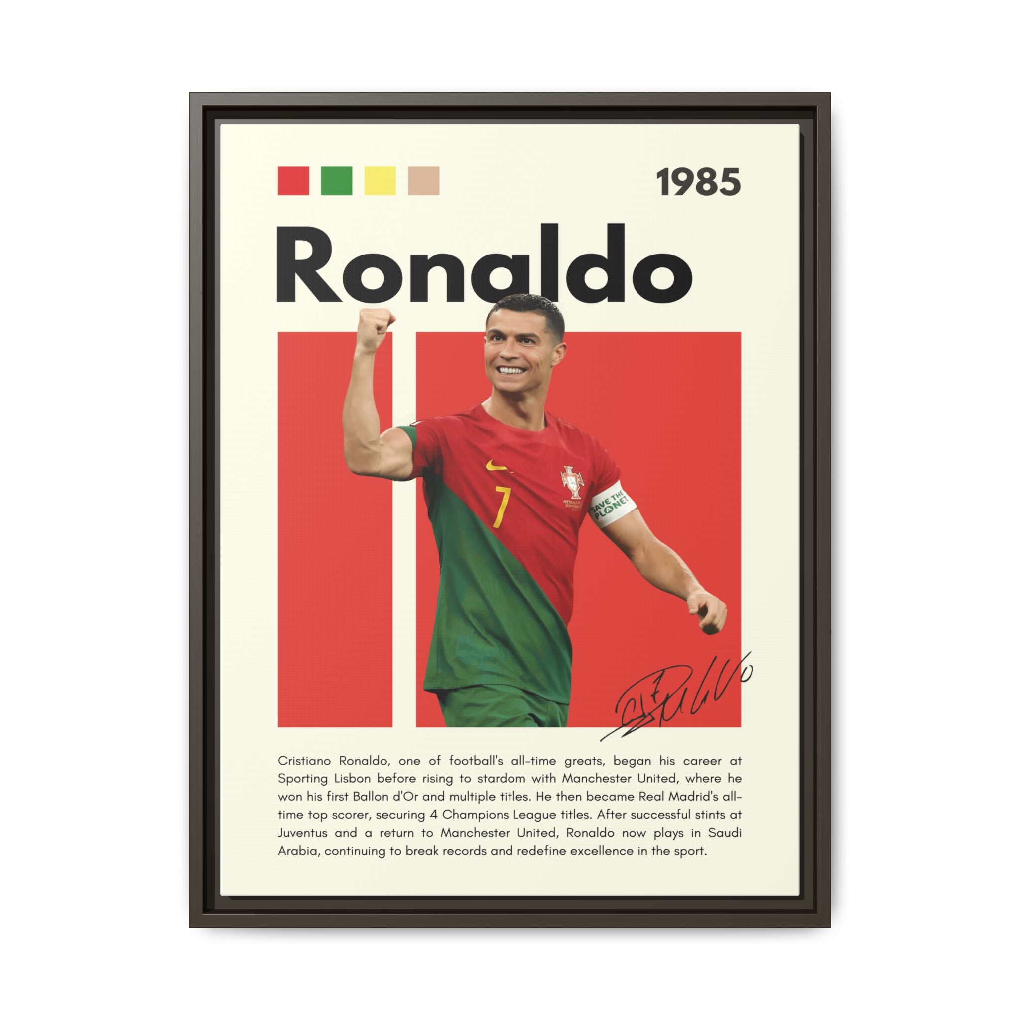Ronaldo: King of Football - Canvas Wall Art
