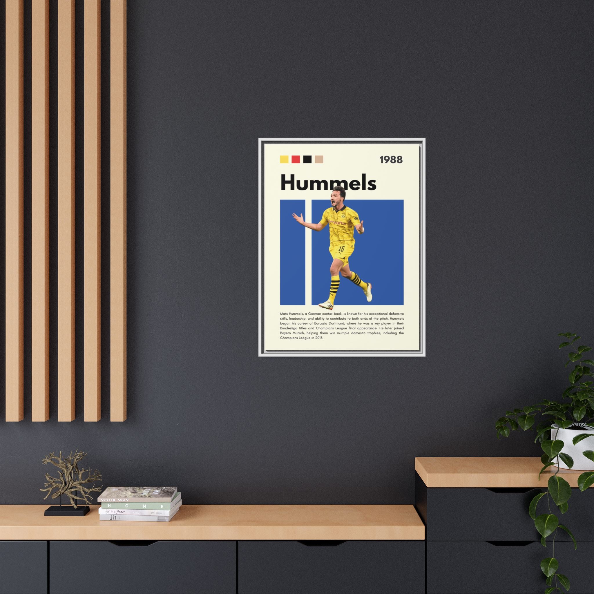 Hummels: Defensive Maestro - Canvas Wall Art