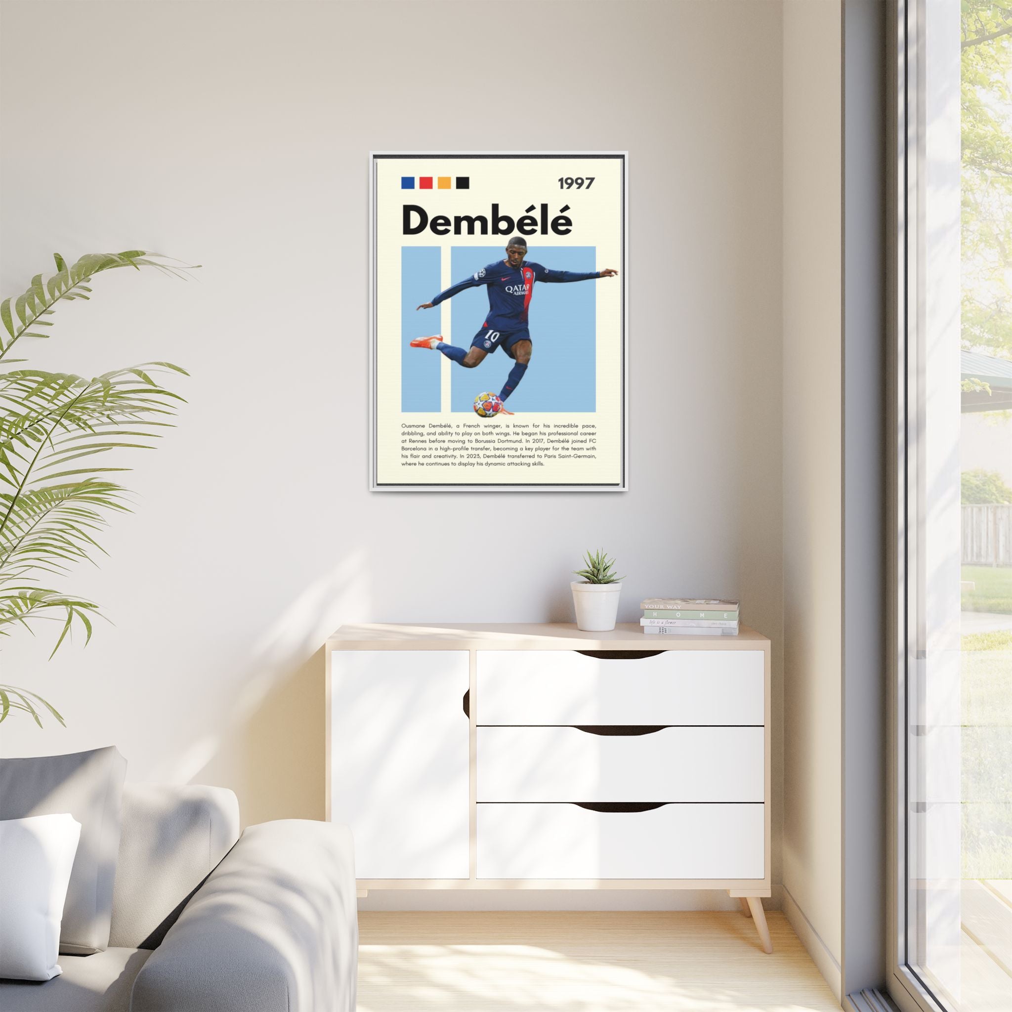Dembélé - Canvas Wall Art