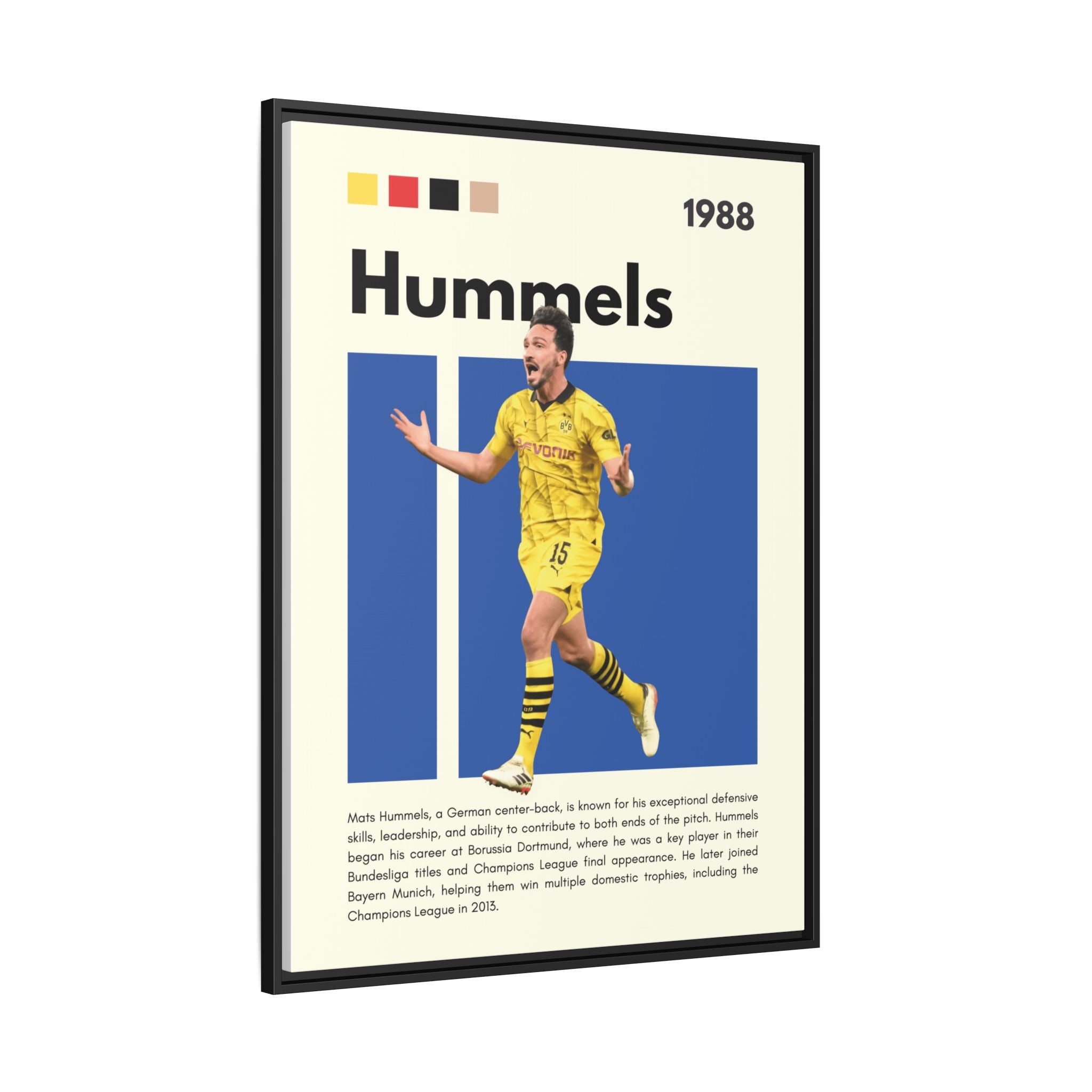 Hummels: Defensive Maestro - Canvas Wall Art