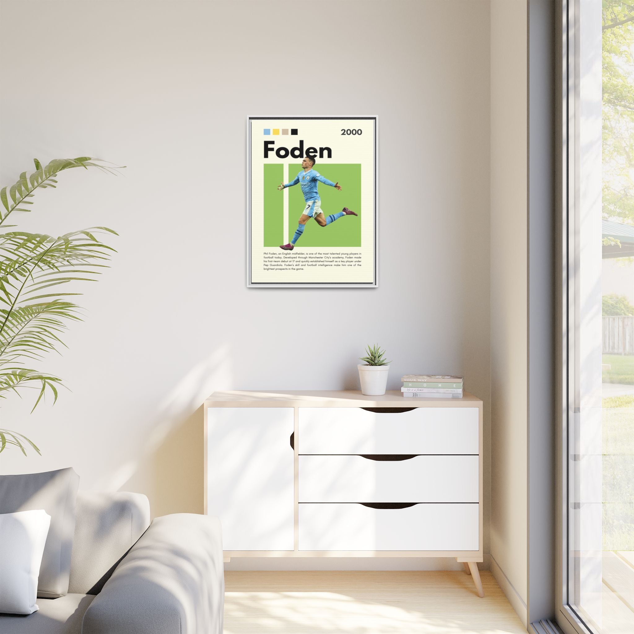 Sky Blue Prodigy - Canvas Wall Art