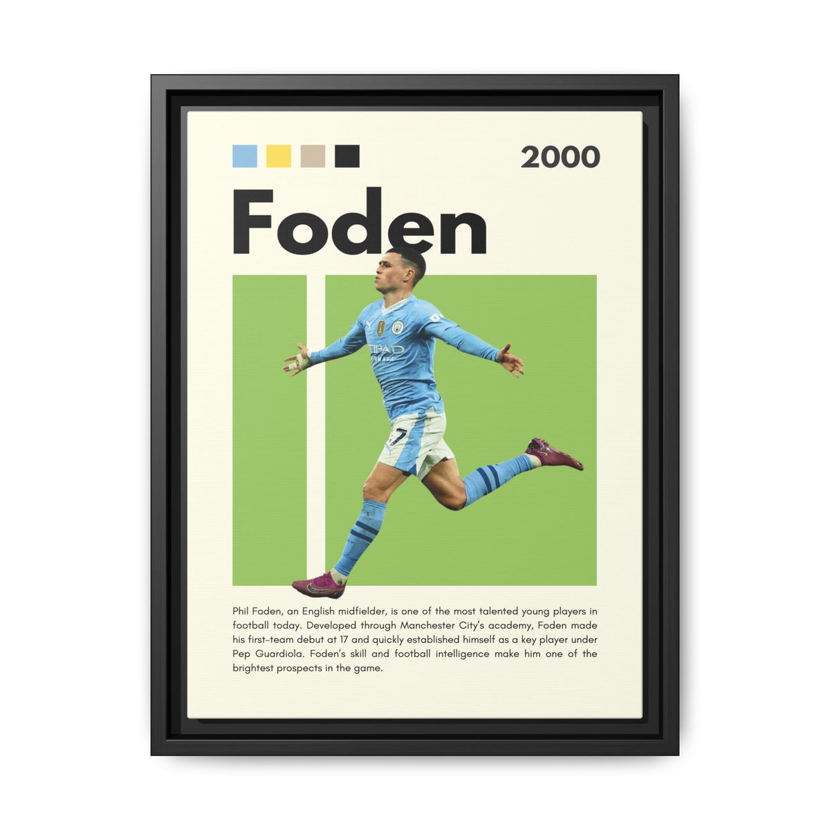 Sky Blue Prodigy - Canvas Wall Art
