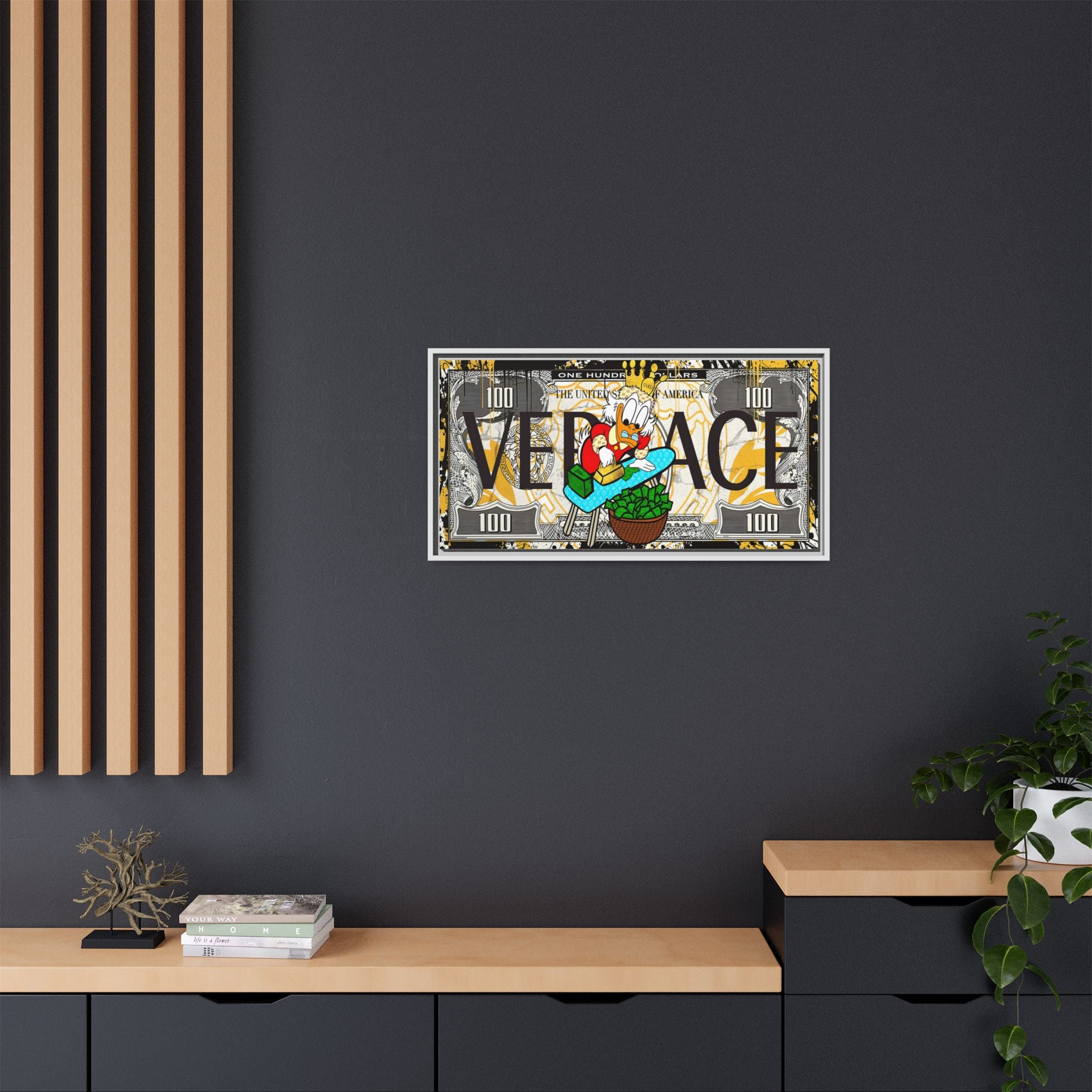 Duckonomics: Pop Art Currency Remix, Urban Financial Whimsy - Canvas Wall Art