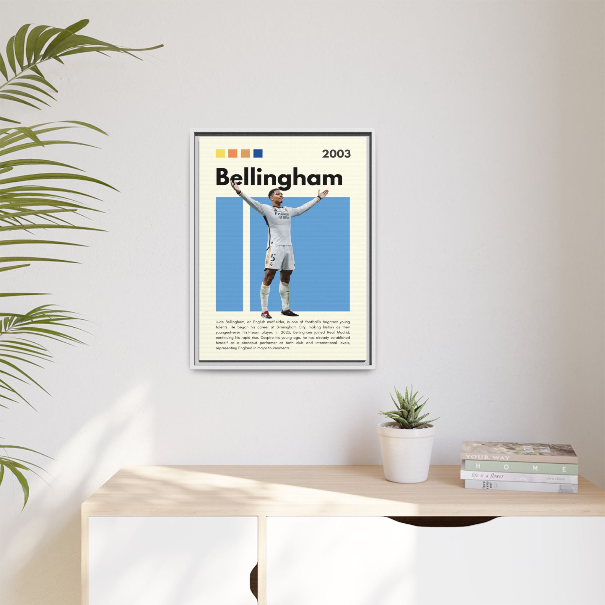 Jude Bellingham: Rising Star - Canvas Wall Art