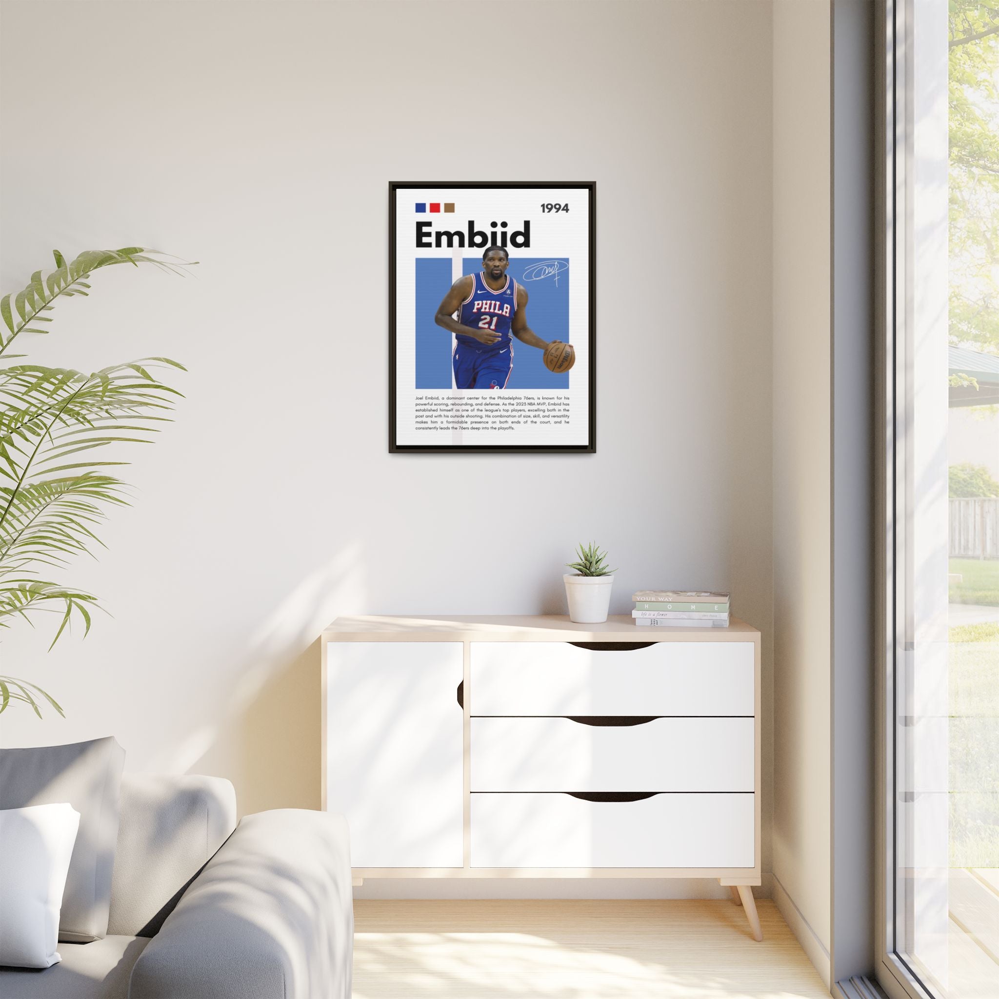 Embiid MVP - Canvas Wall Art