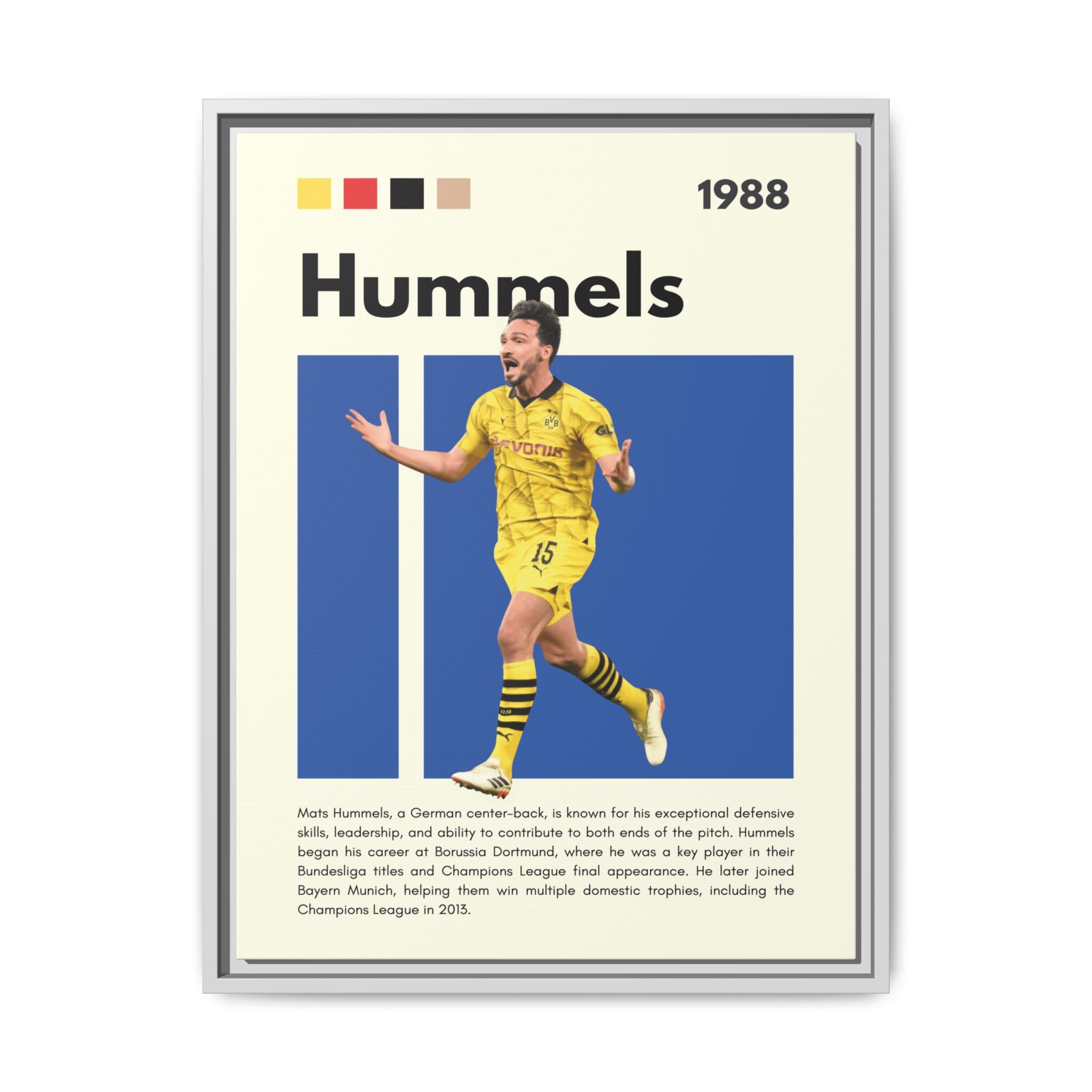 Hummels: Defensive Maestro - Canvas Wall Art