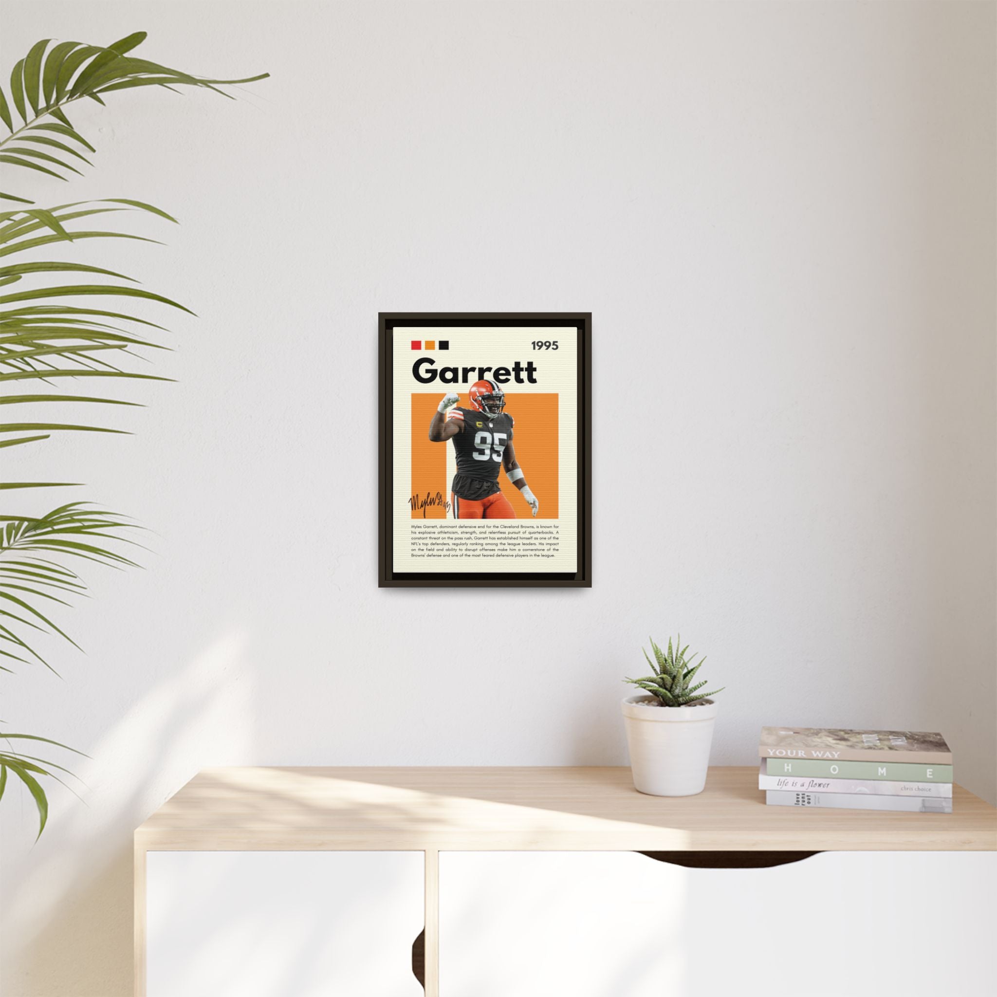 Myles Garrett: Beast of the Browns - Canvas Wall Art
