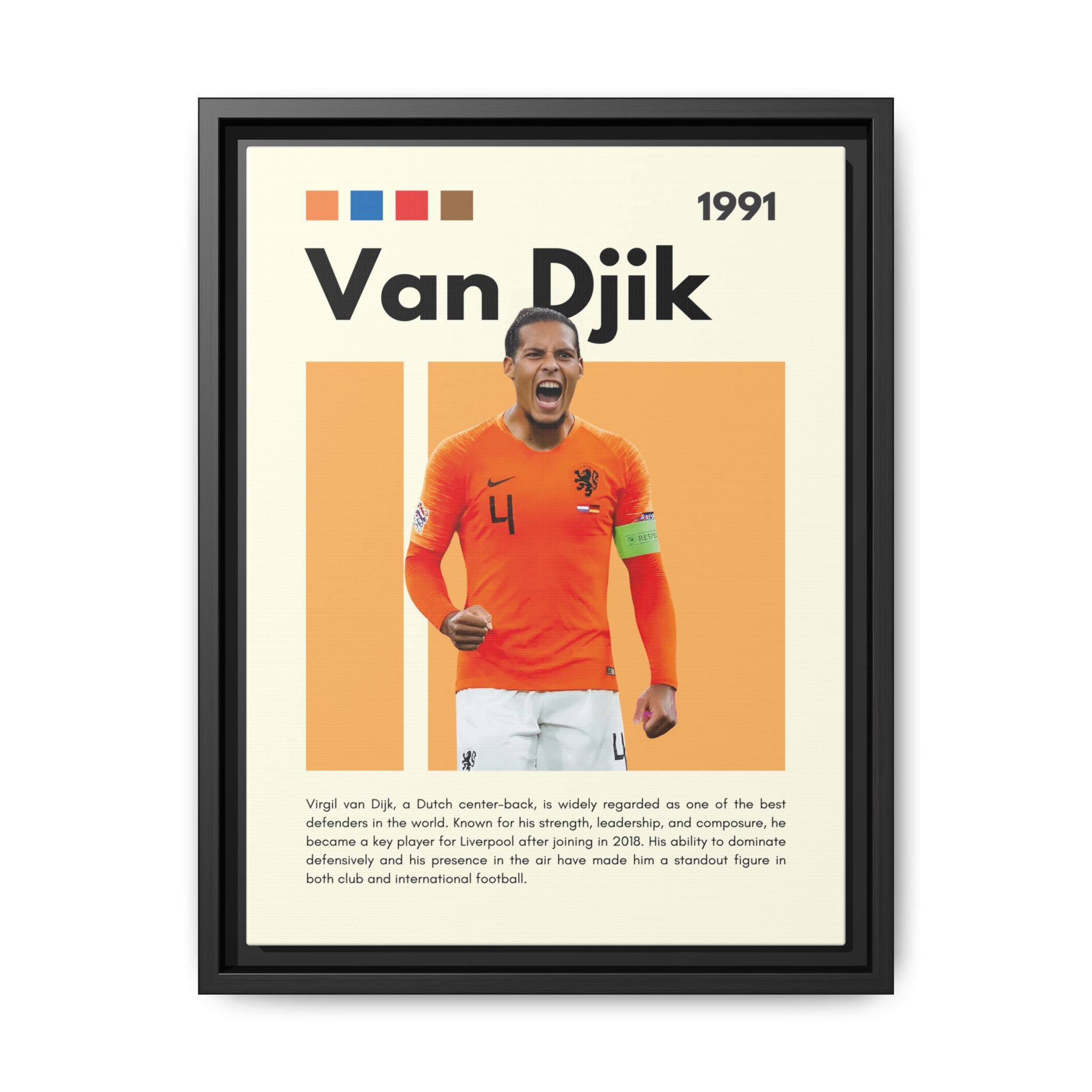 Defender of Orange - Canvas Wall Art