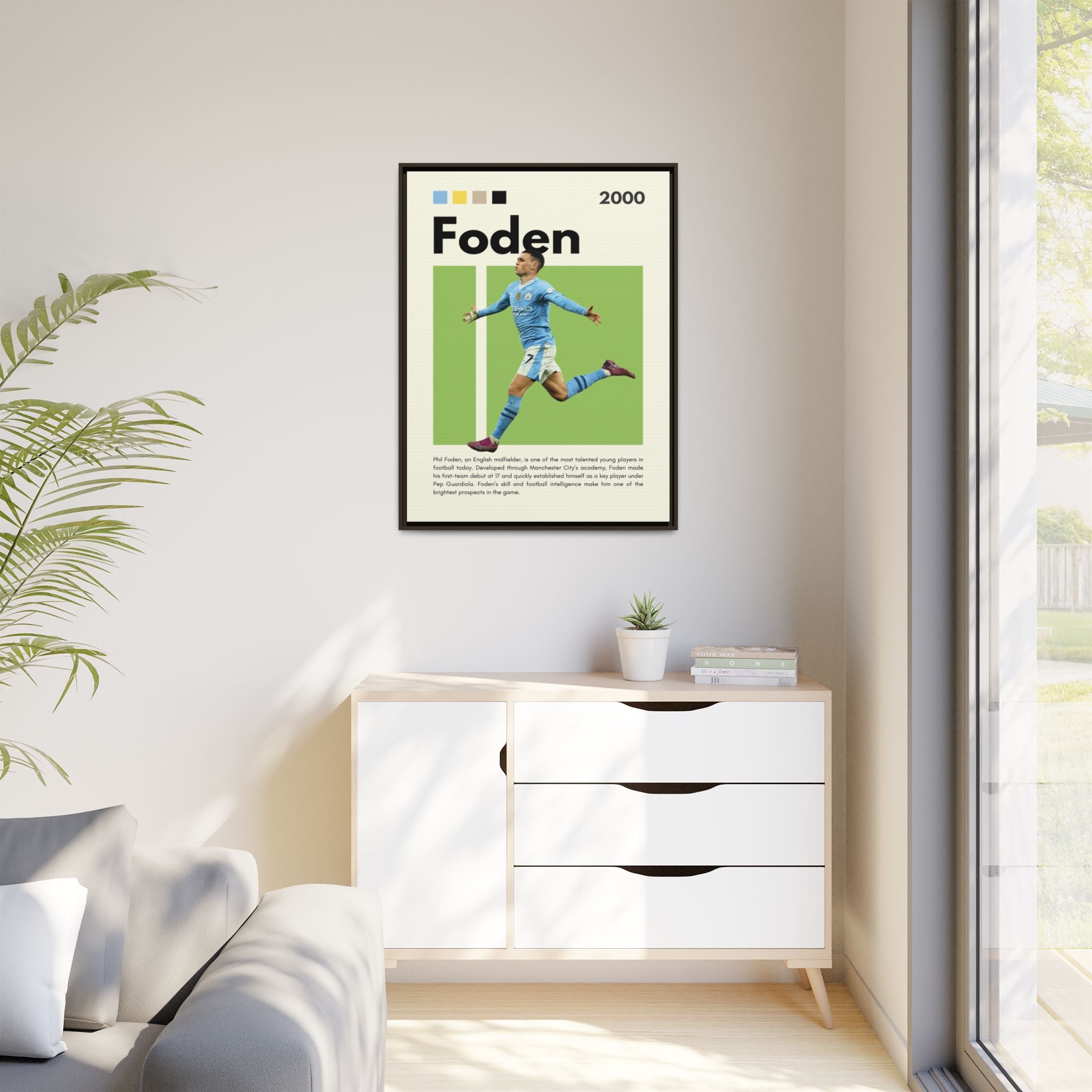 Sky Blue Prodigy - Canvas Wall Art