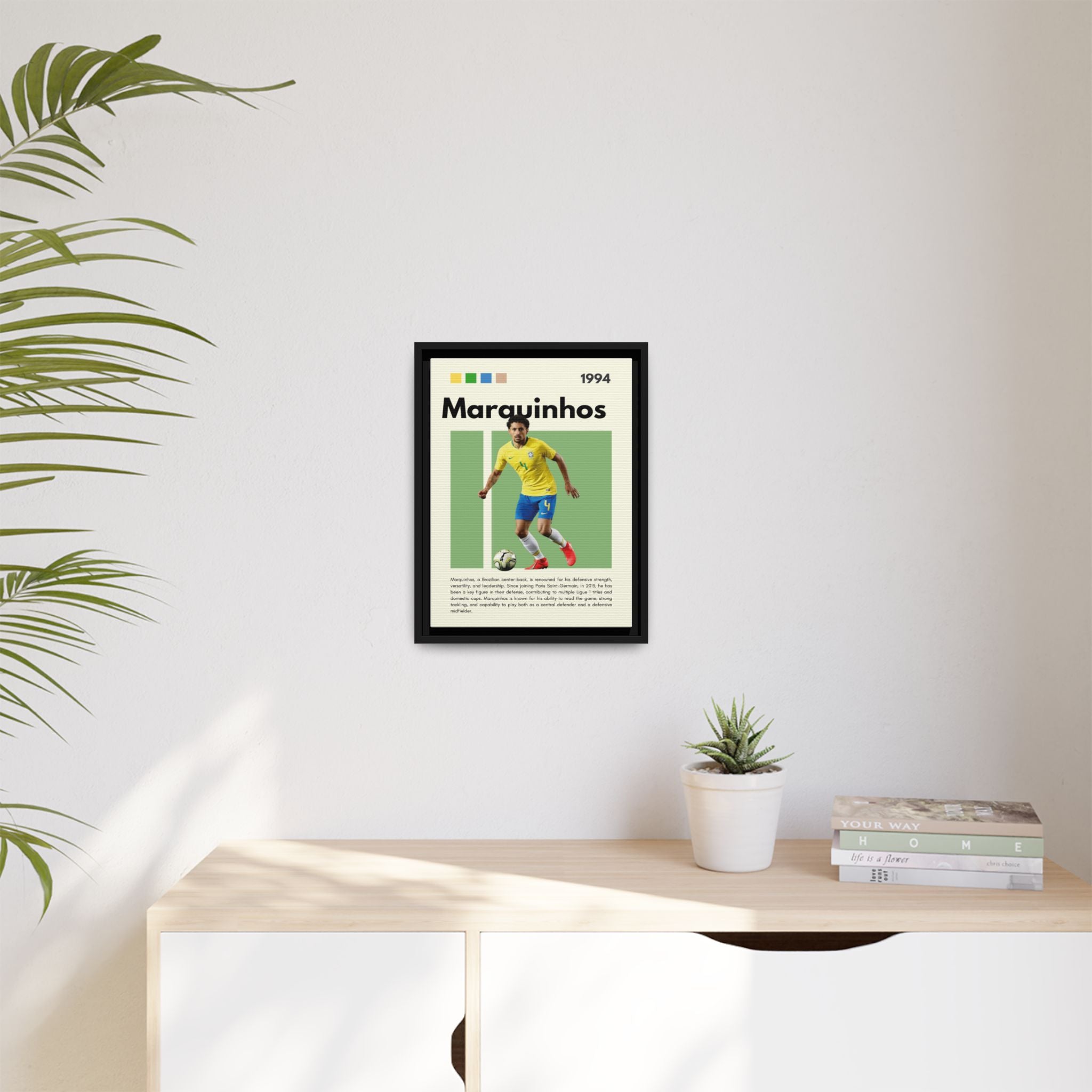 Marquinhos: Defensive Maestro - Canvas Wall Art