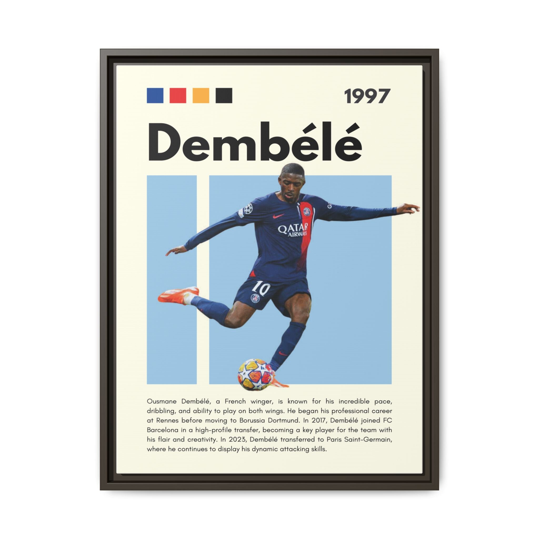 Dembélé - Canvas Wall Art