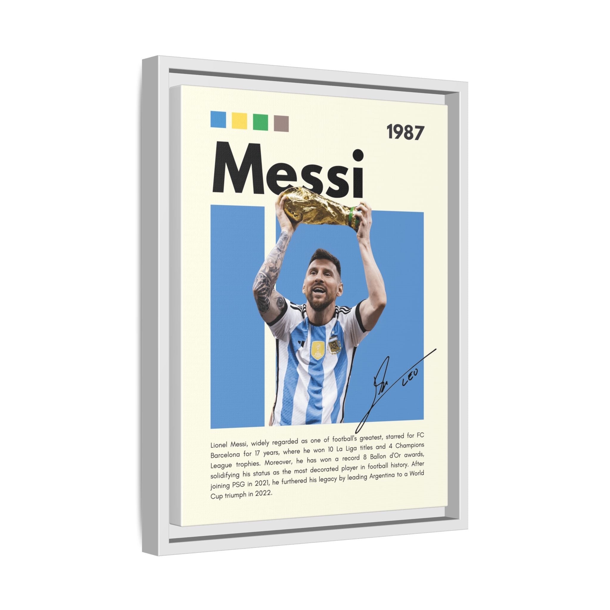 Messi's Triumph - Canvas Wall Art
