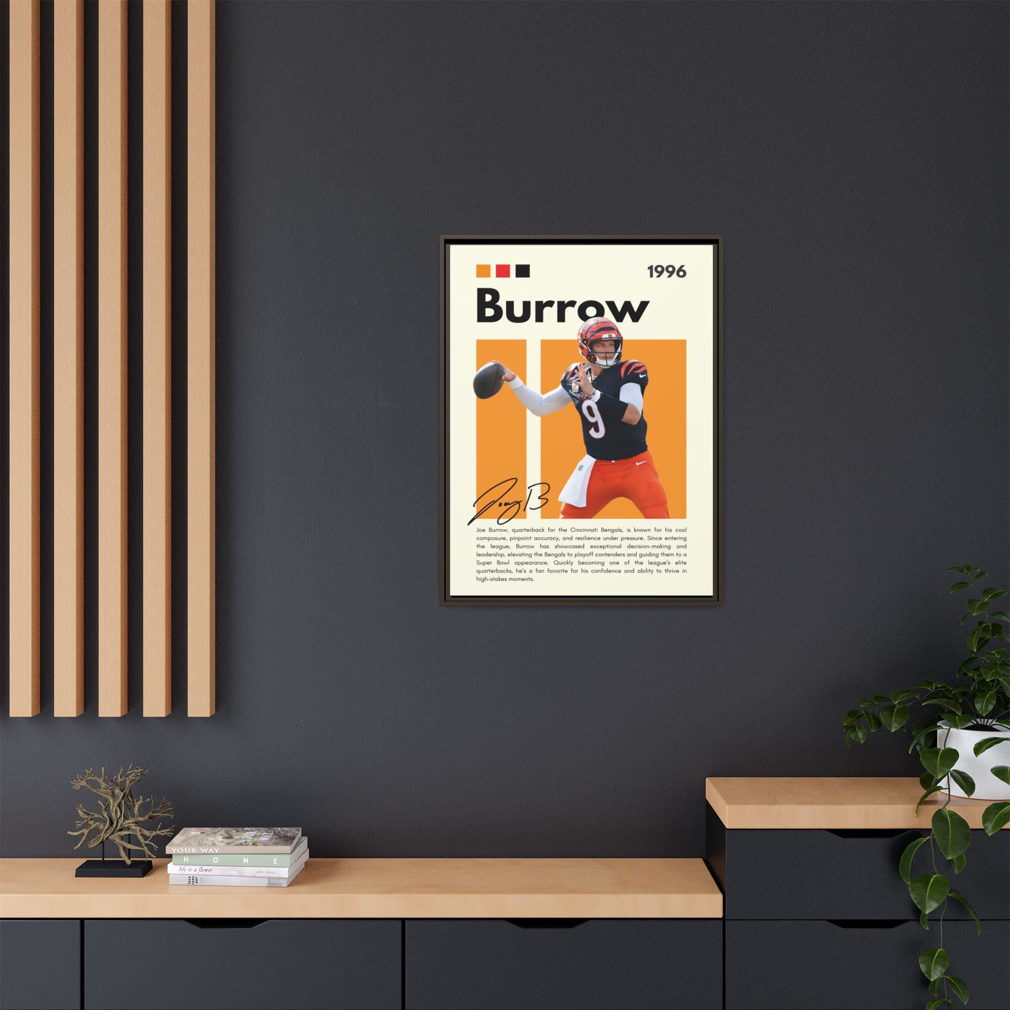 Bengals Blaze - Canvas Wall Art