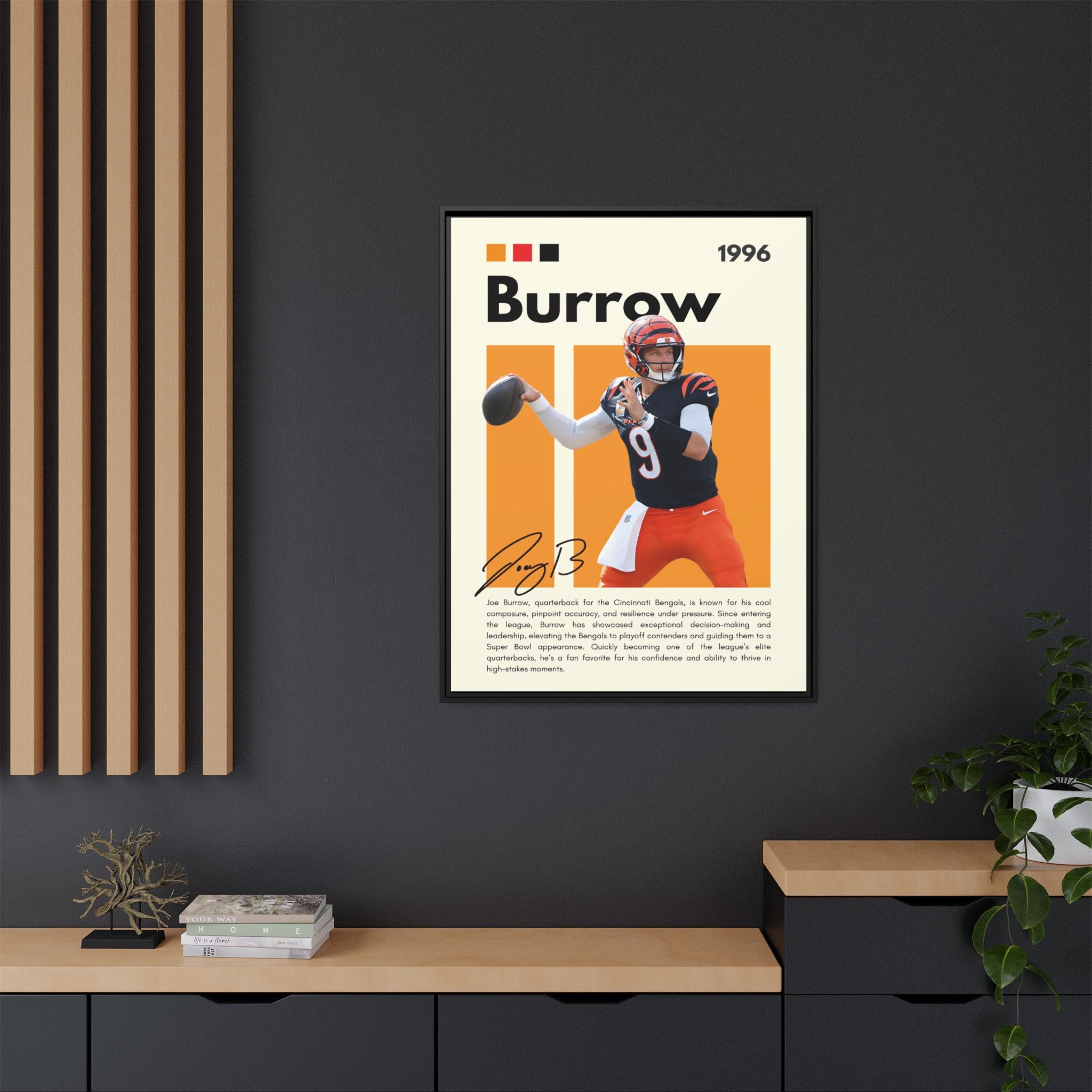Bengals Blaze - Canvas Wall Art