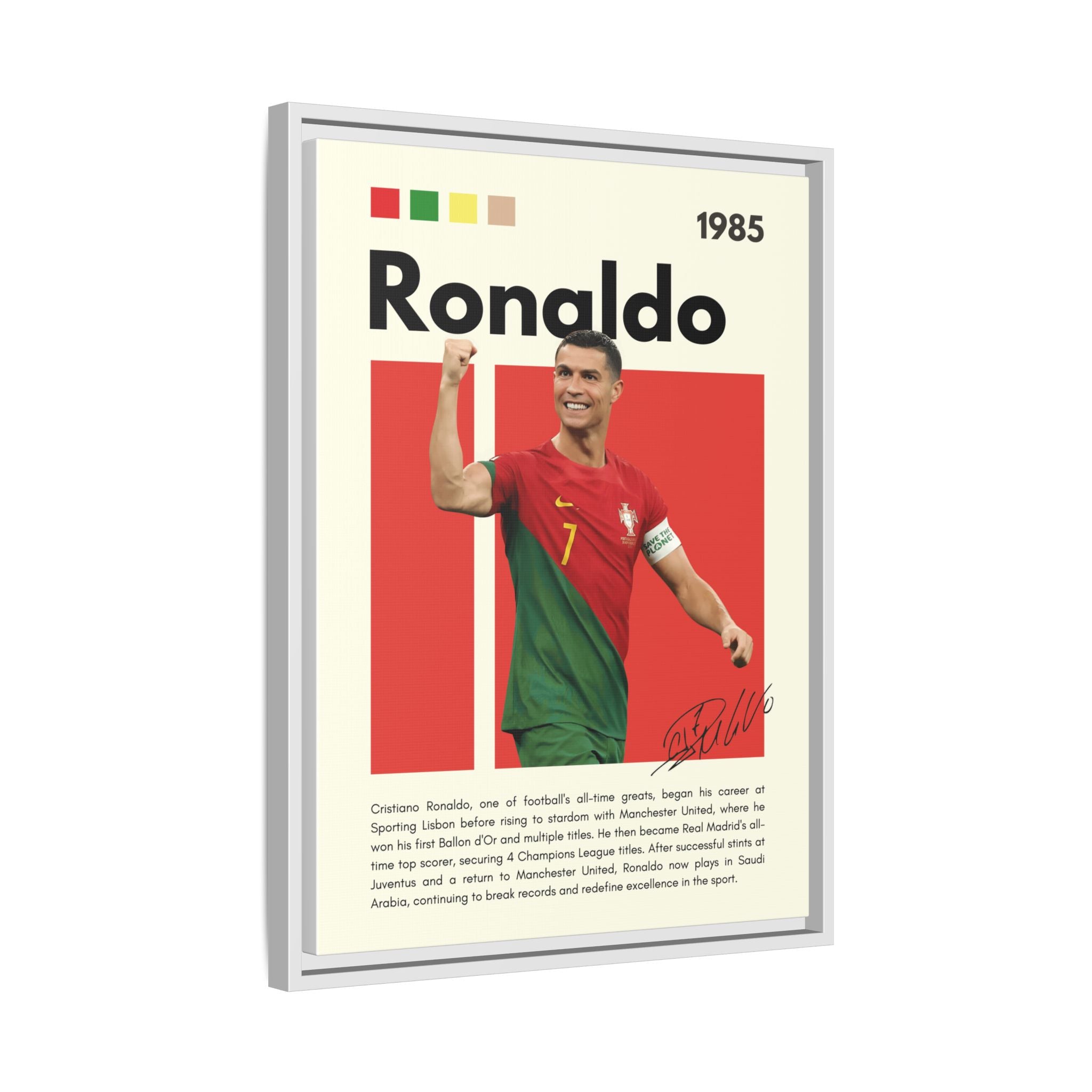 Ronaldo: King of Football - Canvas Wall Art