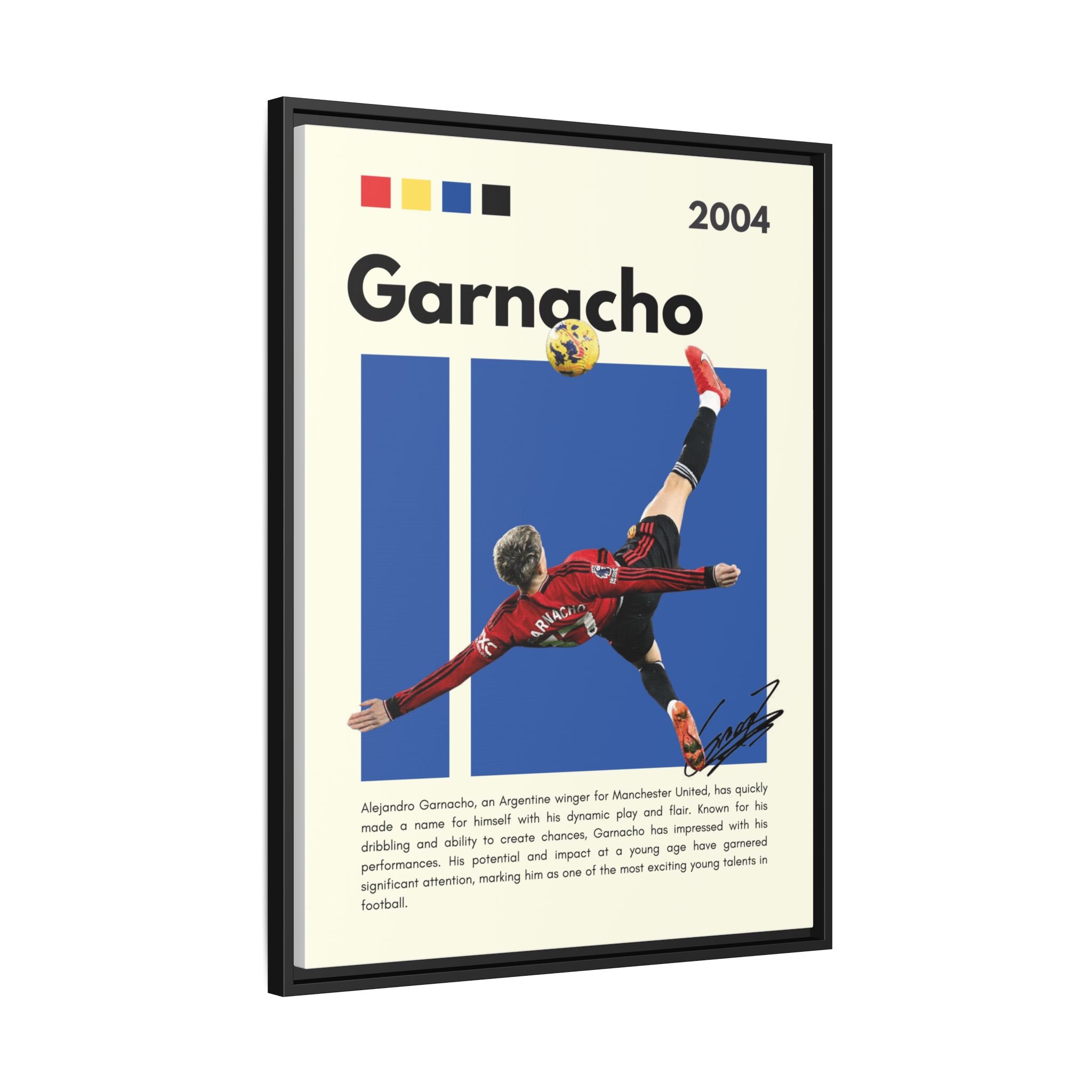 Garnacho Rises - Canvas Wall Art