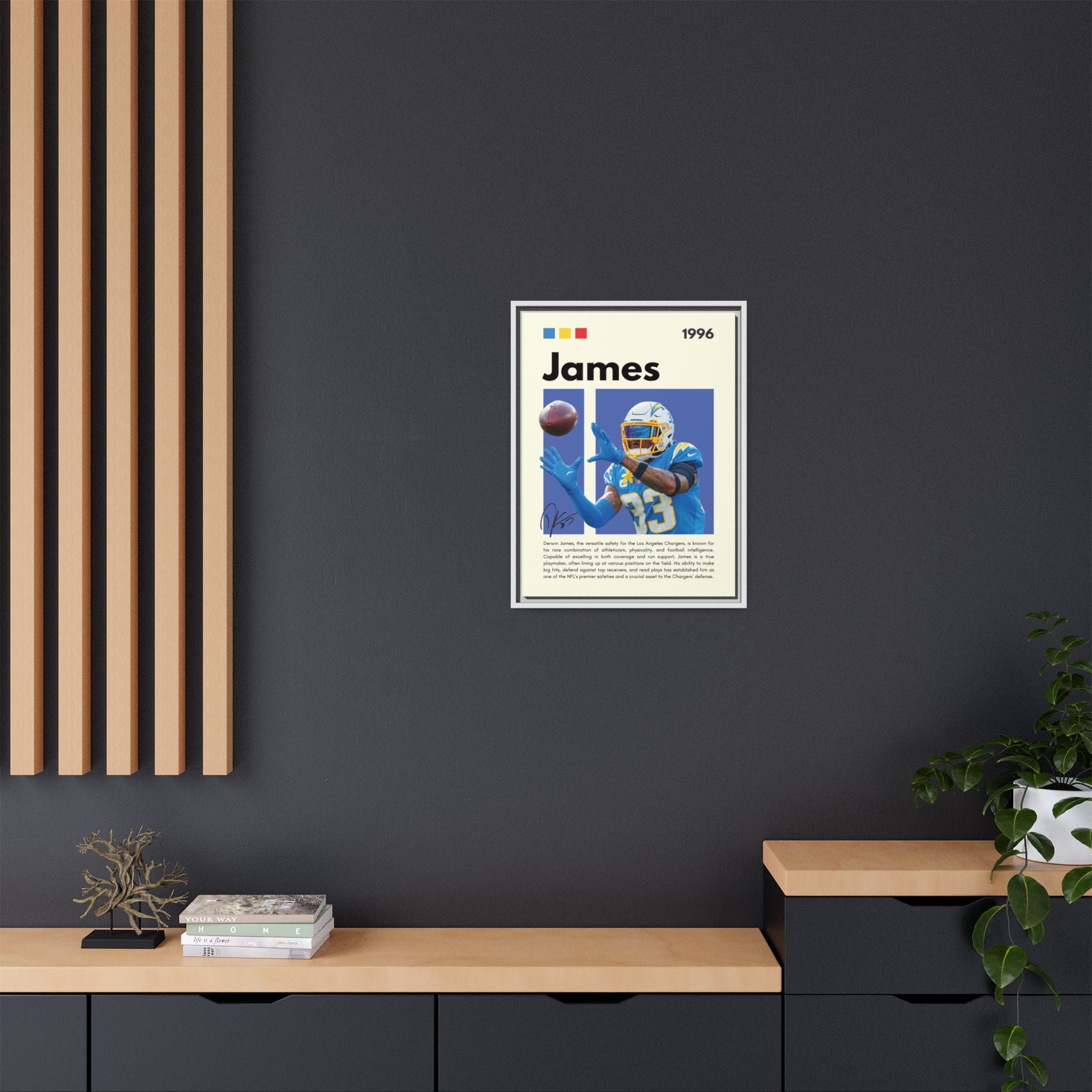 Derwin's Defensive Dominance - Canvas Wall Art