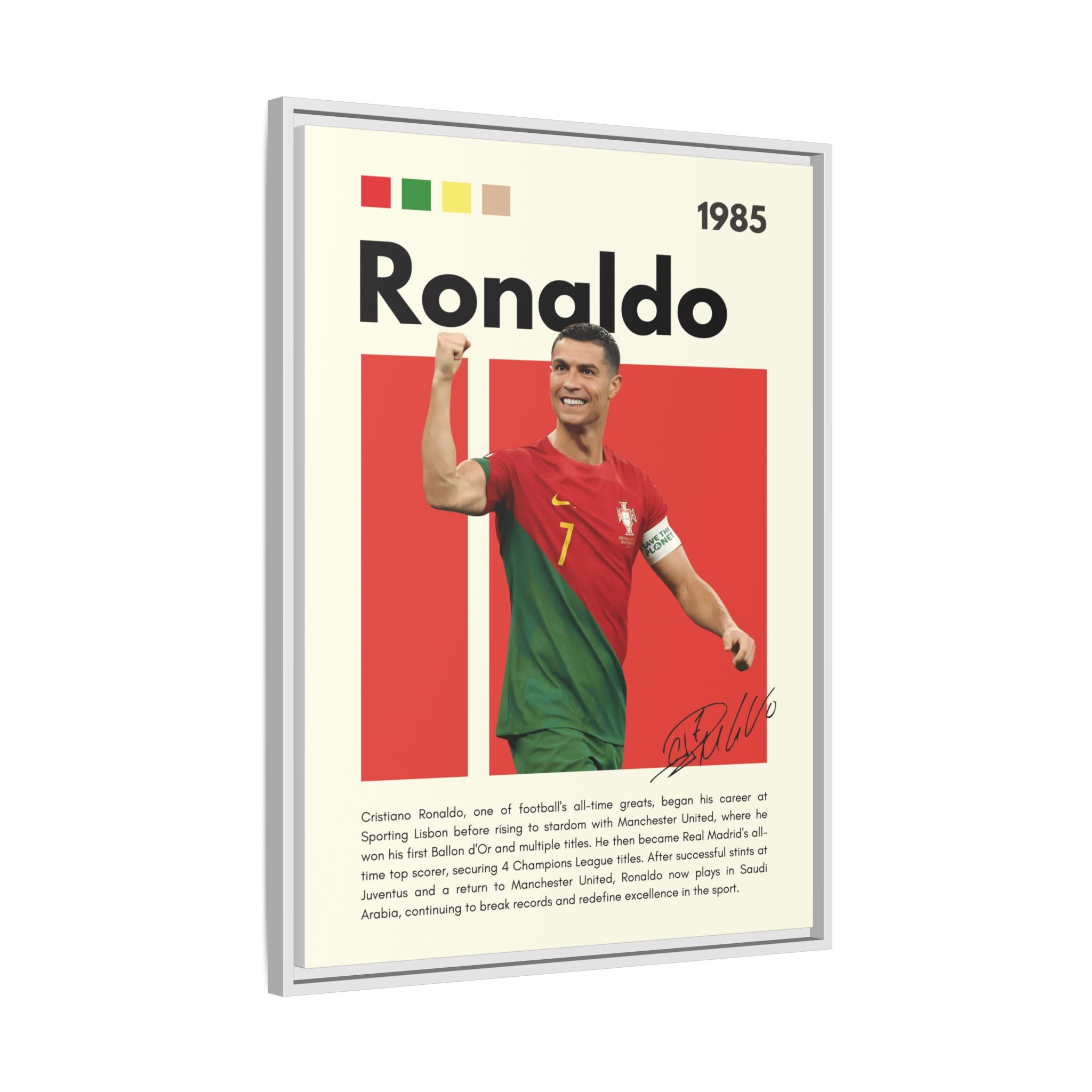 Ronaldo: King of Football - Canvas Wall Art