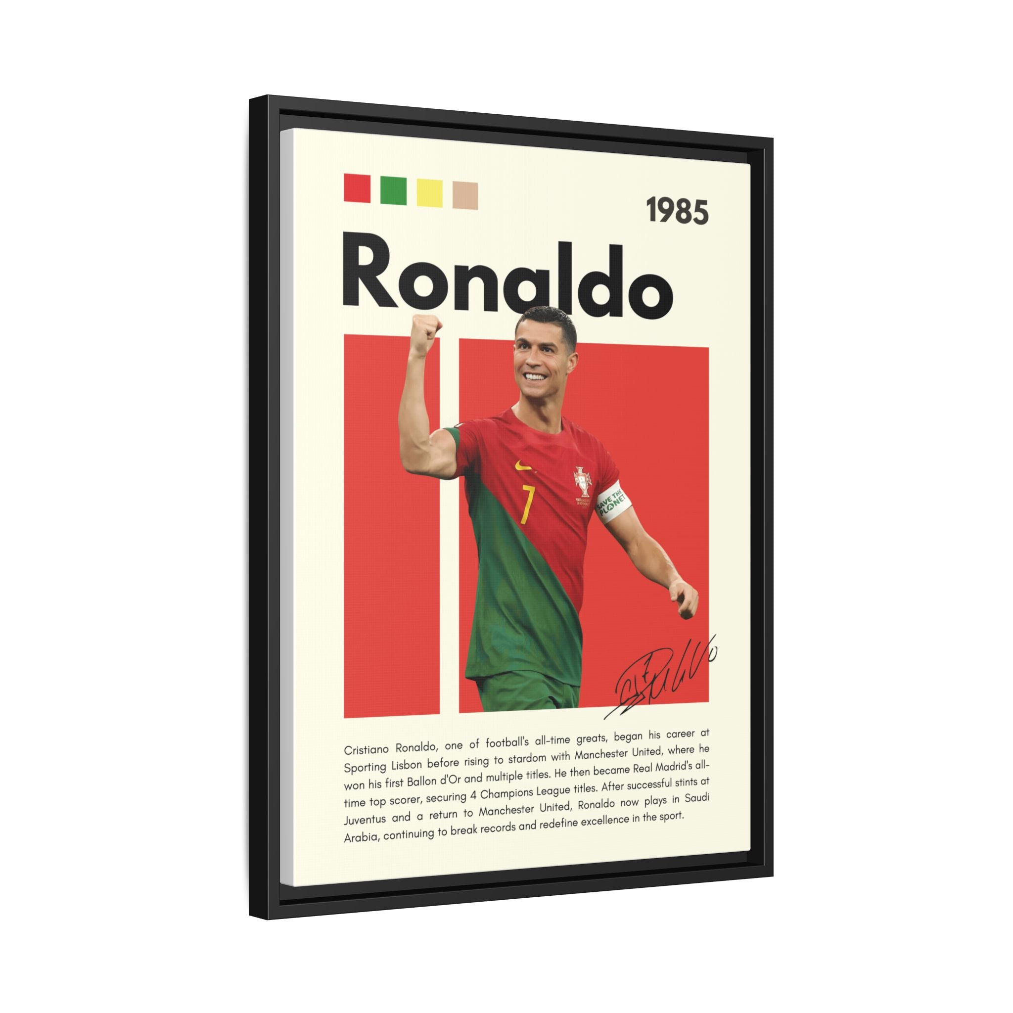 Ronaldo: King of Football - Canvas Wall Art