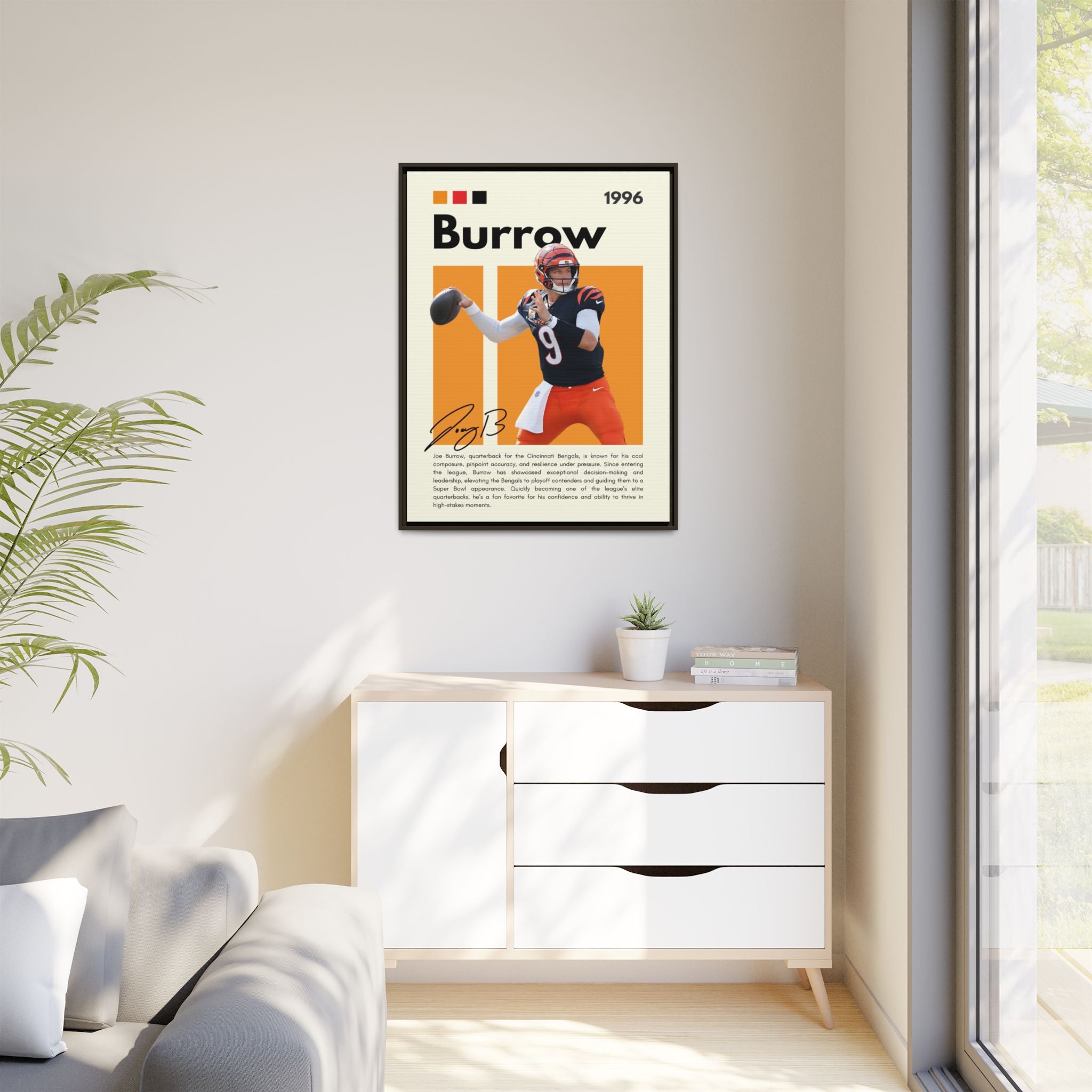 Bengals Blaze - Canvas Wall Art