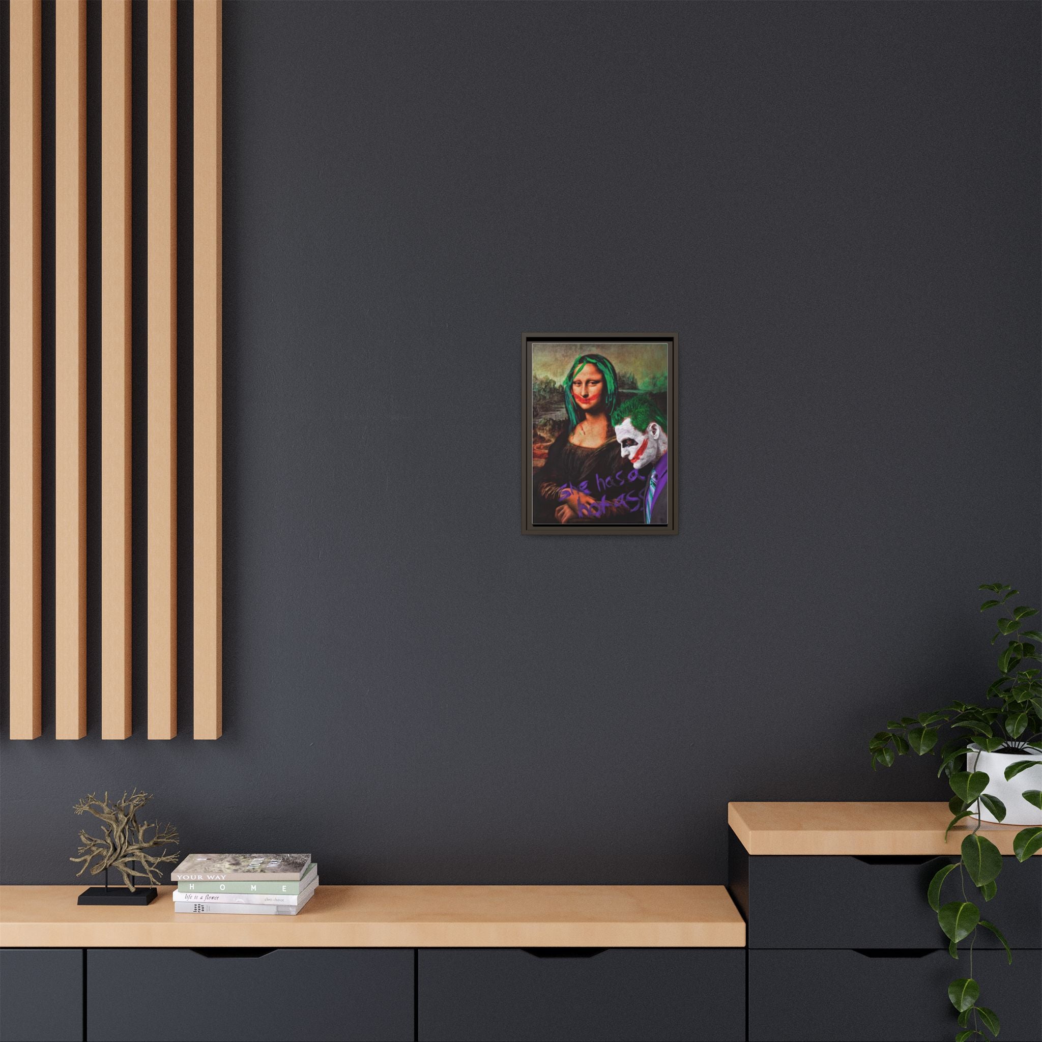 Mona Lisa Metamorphosis: Pop Culture Remix, Comic Book Reimagining - Canvas Wall Art