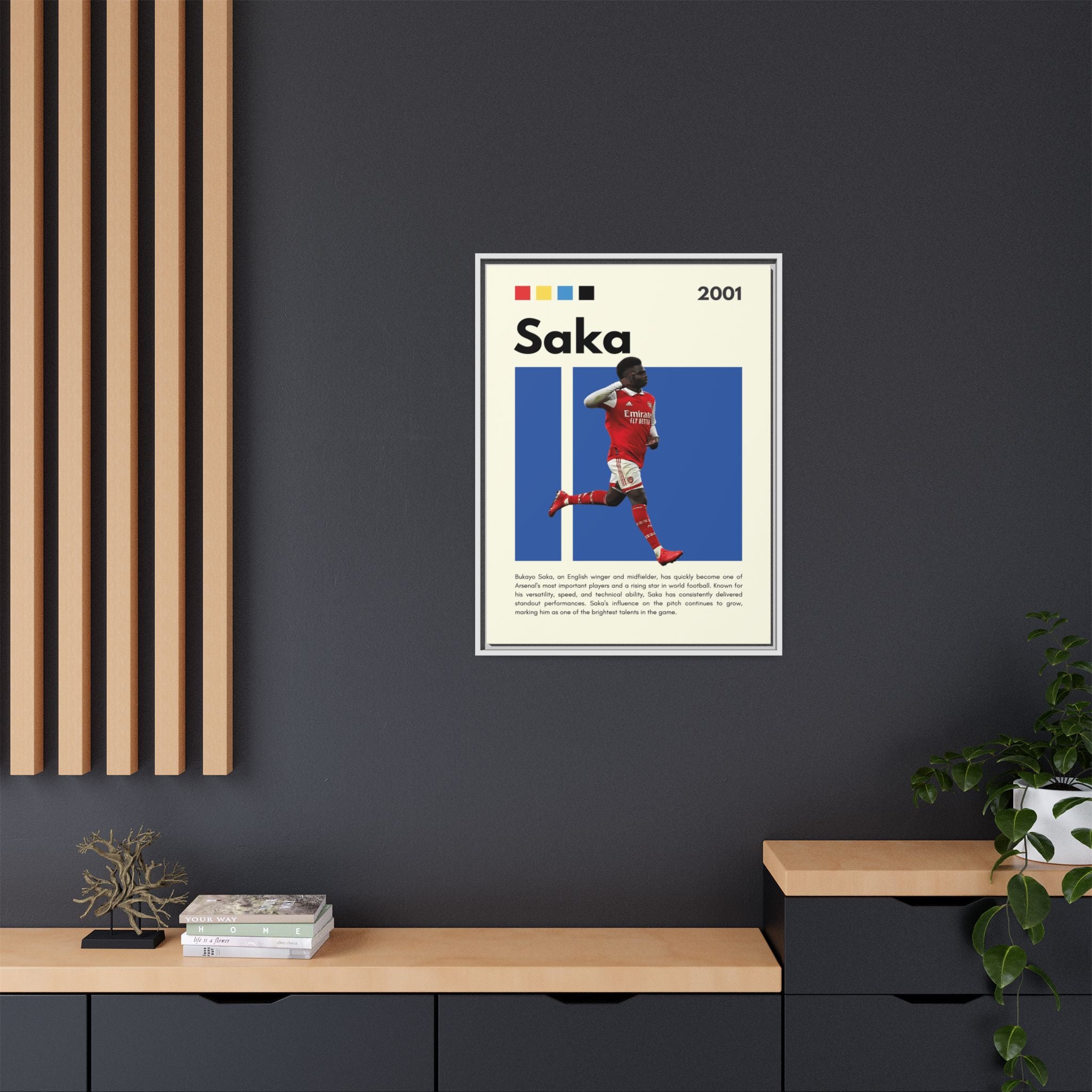 Saka Soars - Canvas Wall Art