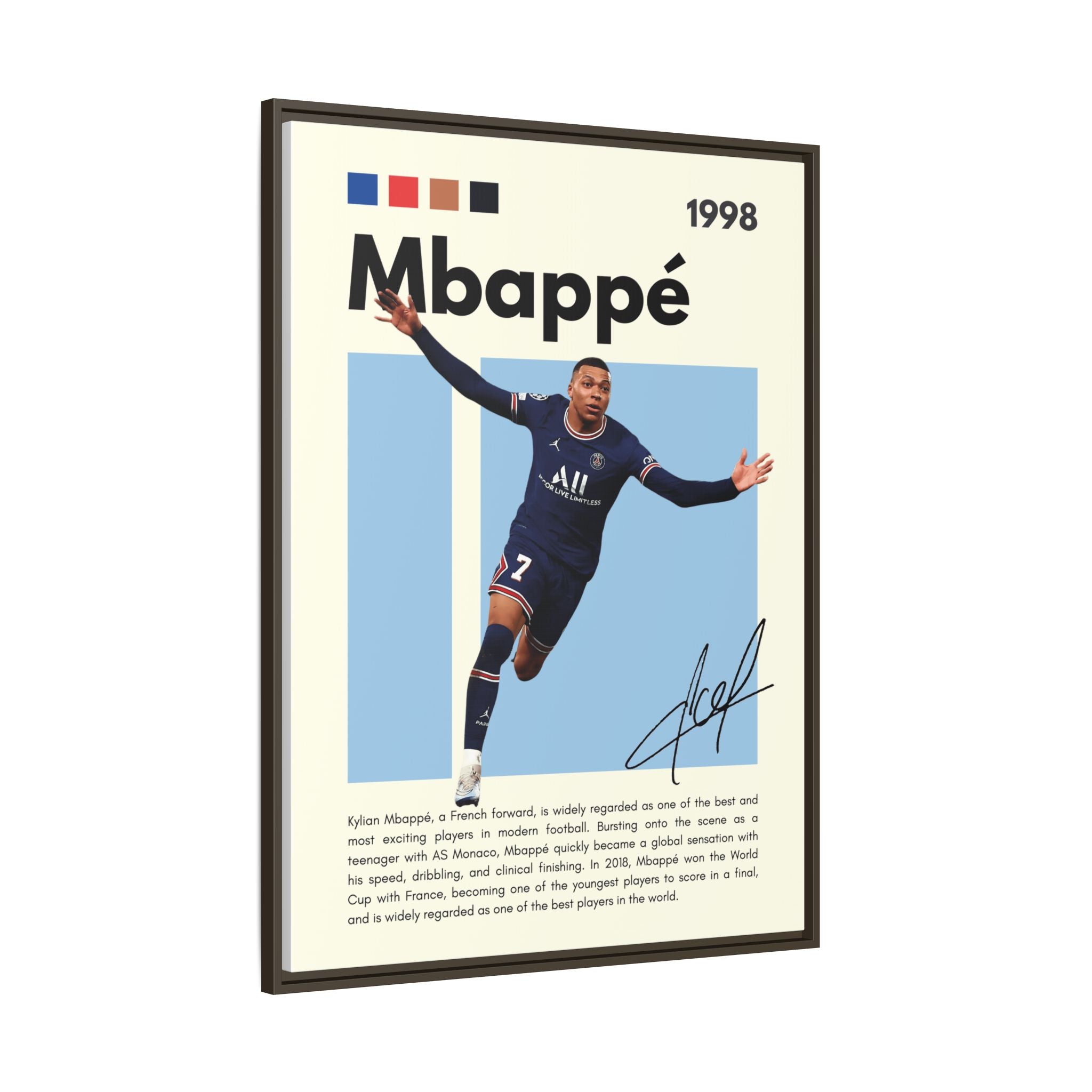 Mbappé Magic - Canvas Wall Art