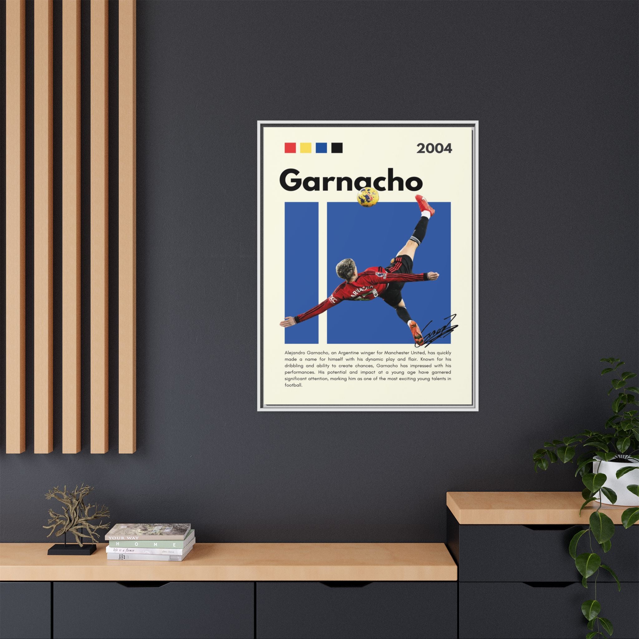 Garnacho Rises - Canvas Wall Art