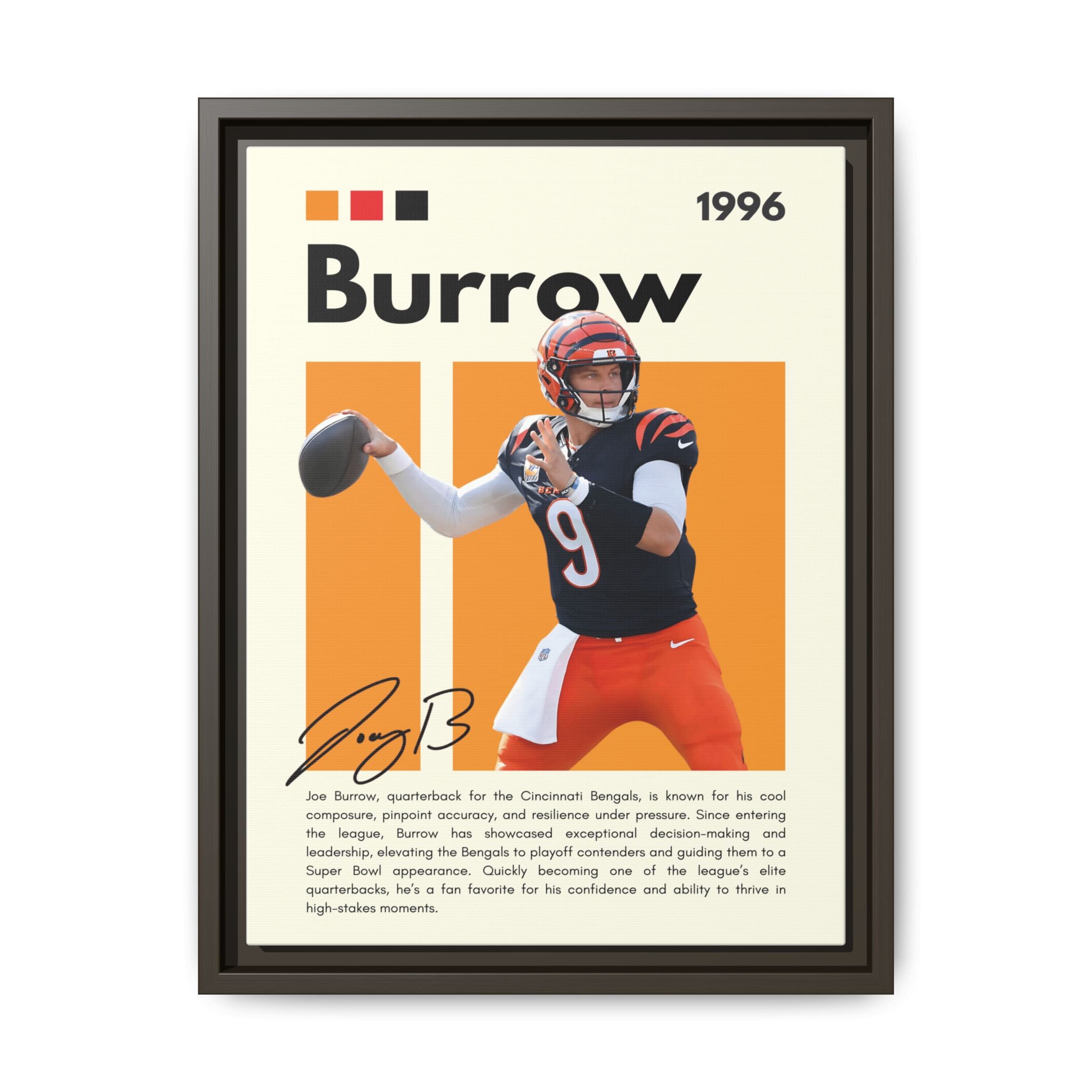 Bengals Blaze - Canvas Wall Art